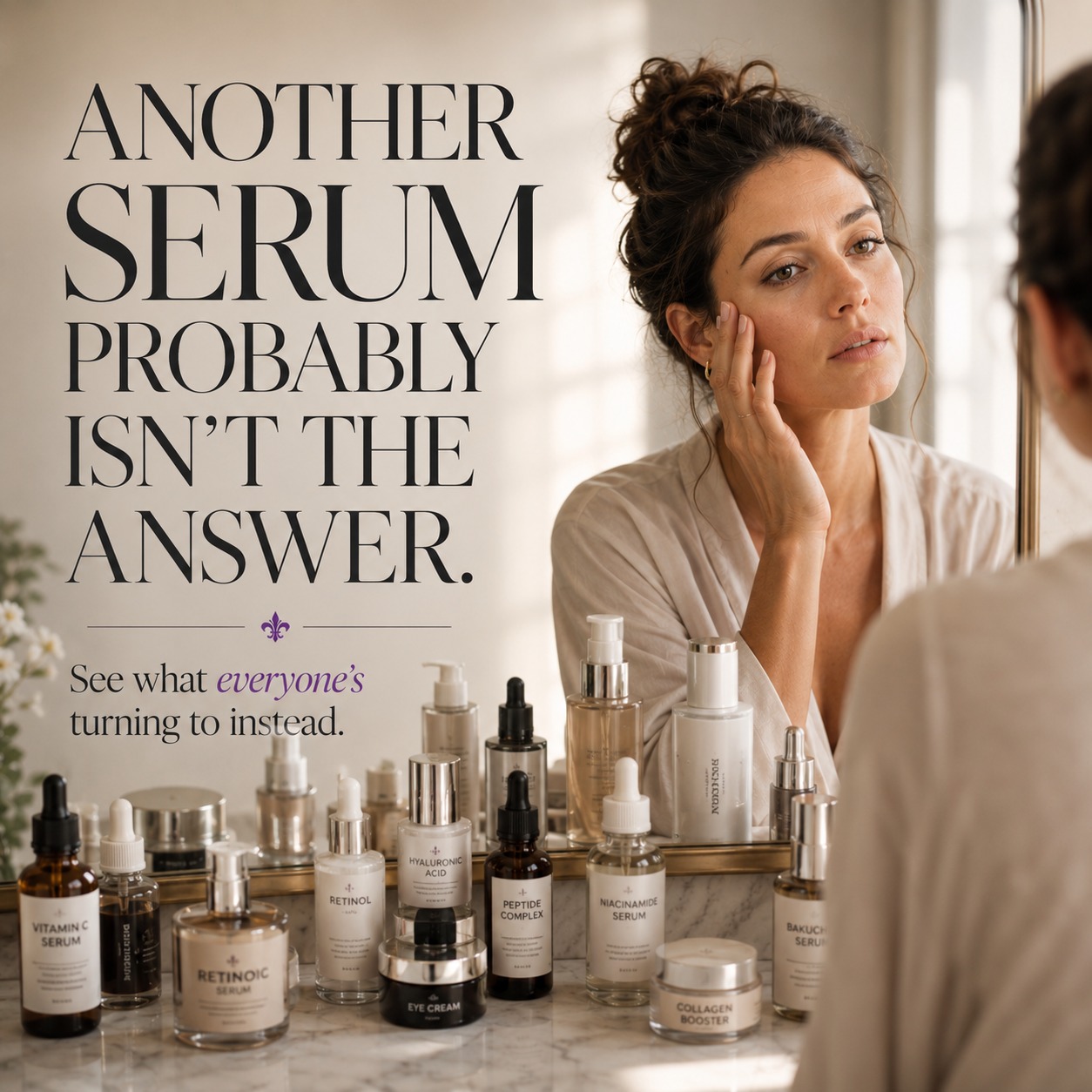 Velixor Research Facebook ad: Another Serum Probably Isn’t The Answer