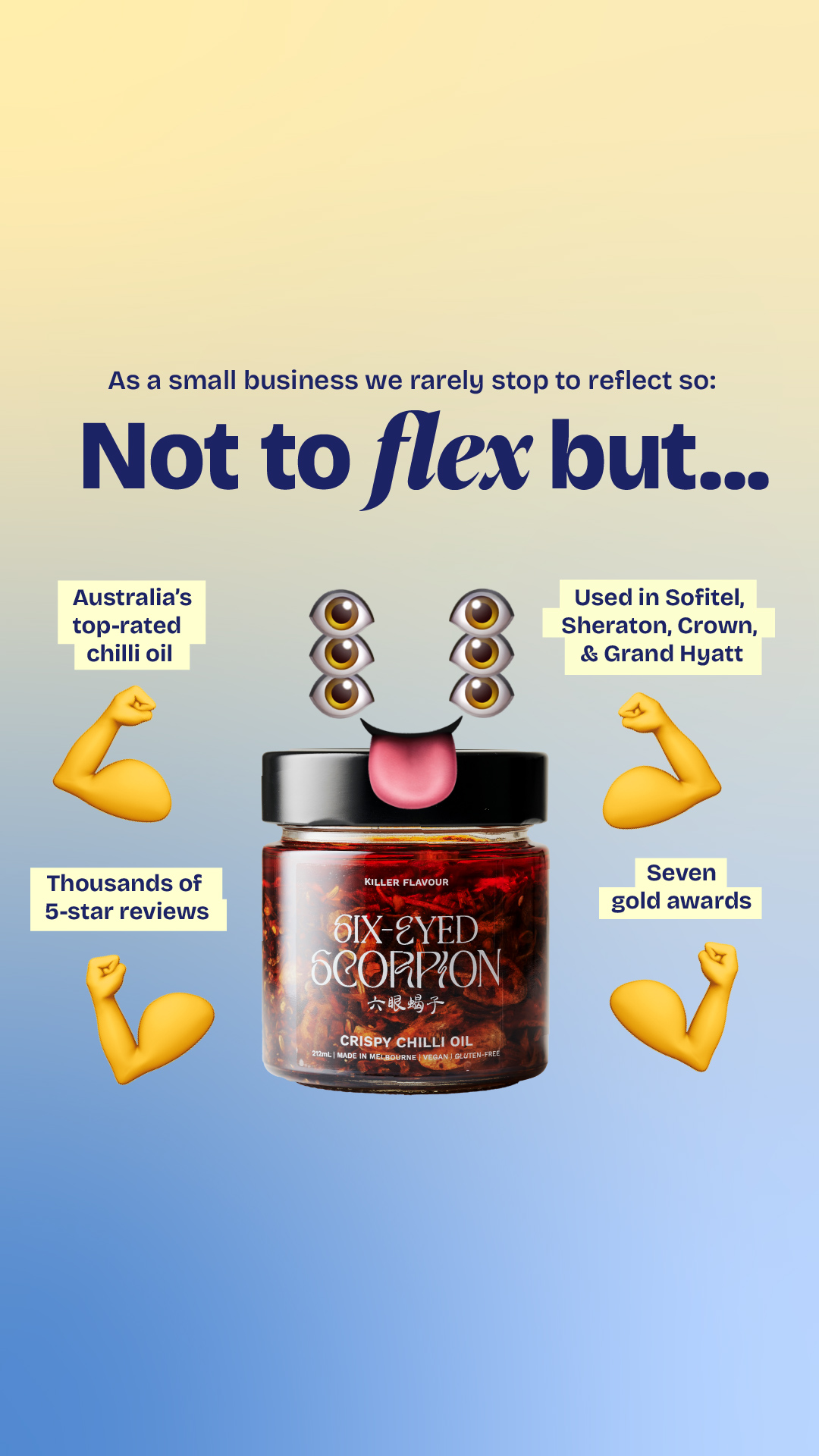 Six-Eyed Scorpion Facebook ad