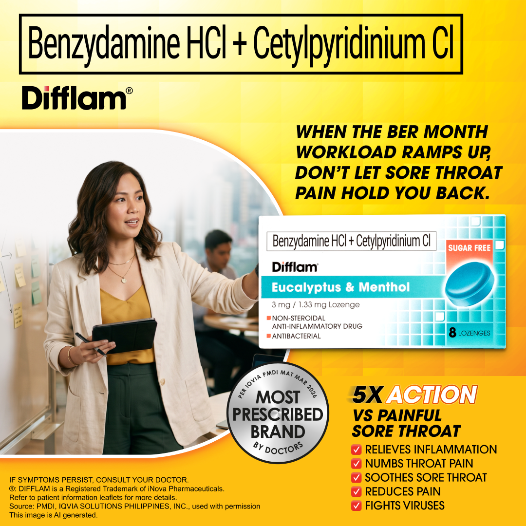 Difflam Philippines Facebook ad: Sore throat remedies & oral health | Difflam /Philippines