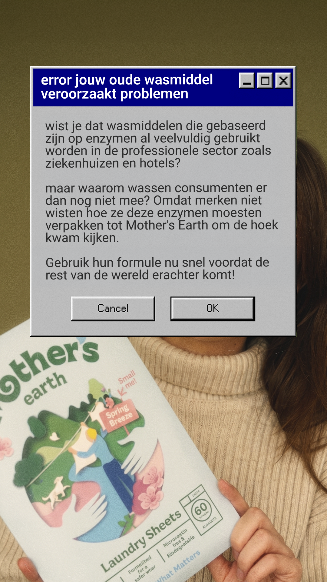 Mothers Earth Facebook ad