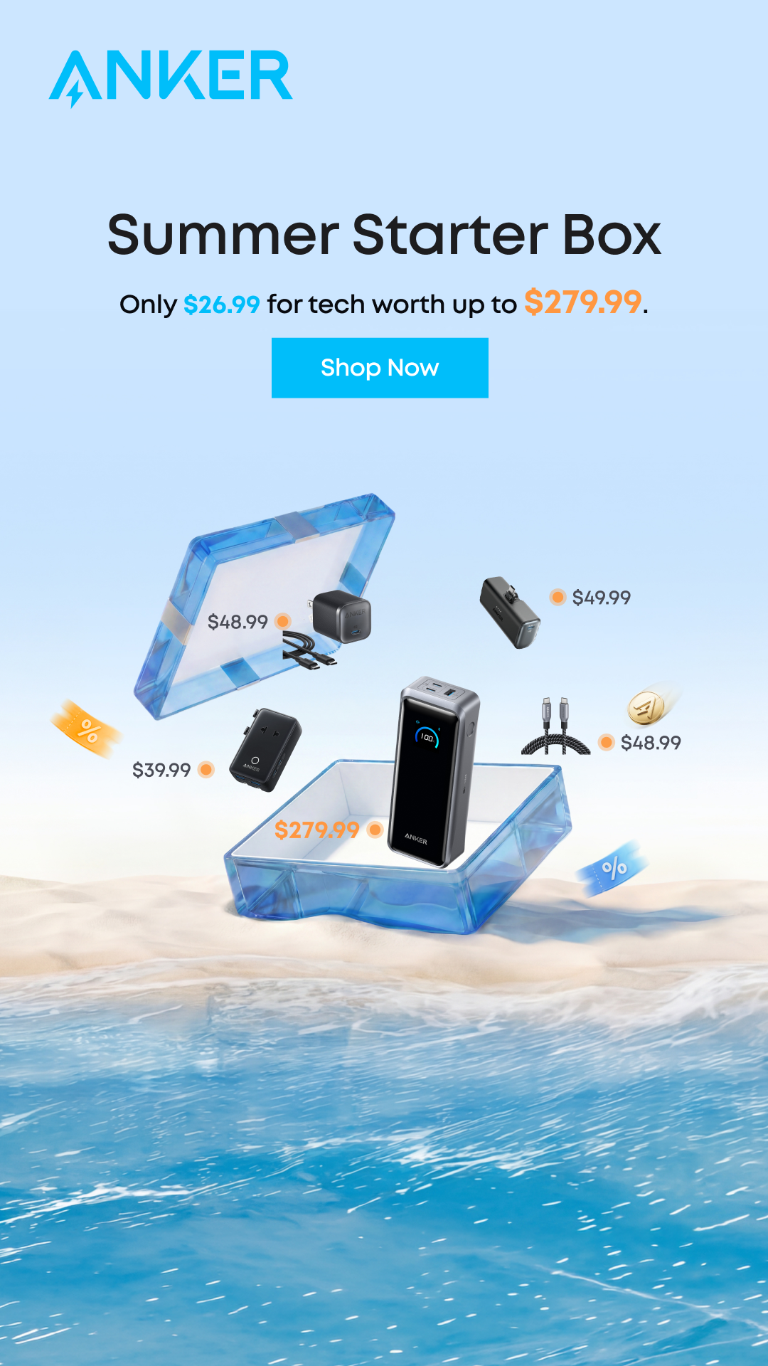Anker Facebook ad