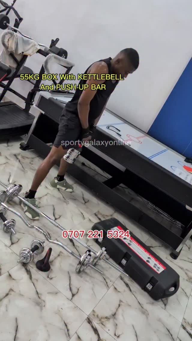 Sportygalaxyonline Facebook ad: YOUR HOME GYM JUST ARRIVED IN ONE BOX!