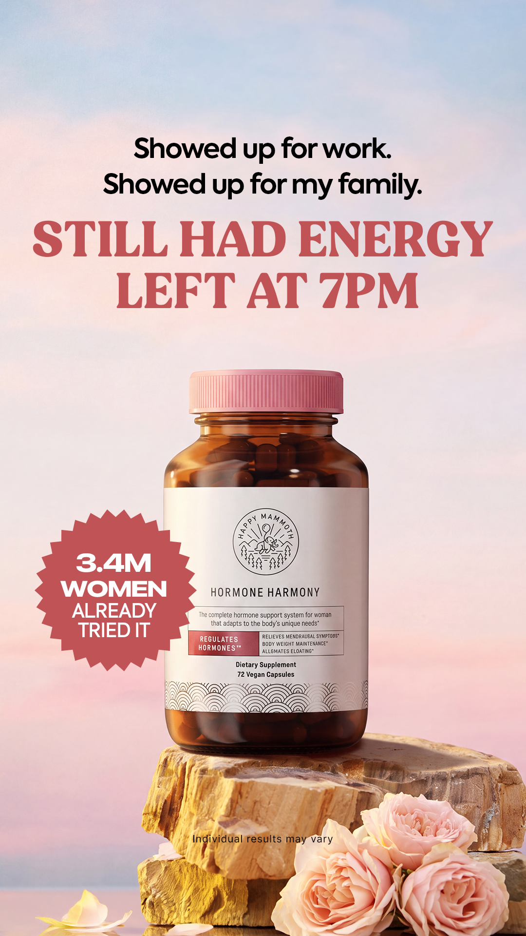 Happy Mammoth Facebook ad: It’s been years since I’ve felt and looked this good…