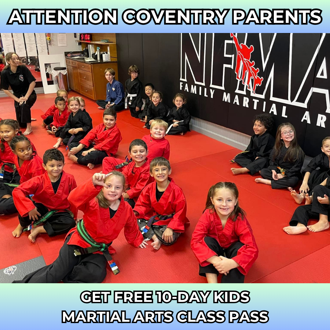 Northeast Family Martial Arts Facebook ad: Want a FREE 10-Day, Kids Martial Arts Class Pass?