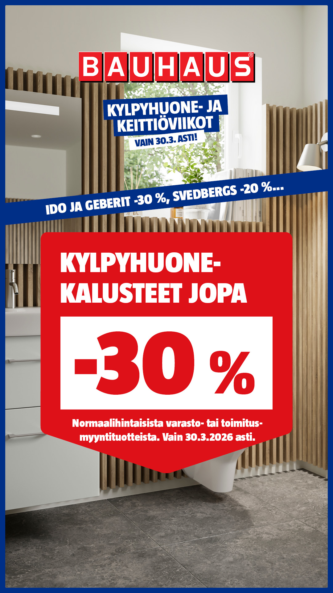 BAUHAUS Suomi Facebook ad