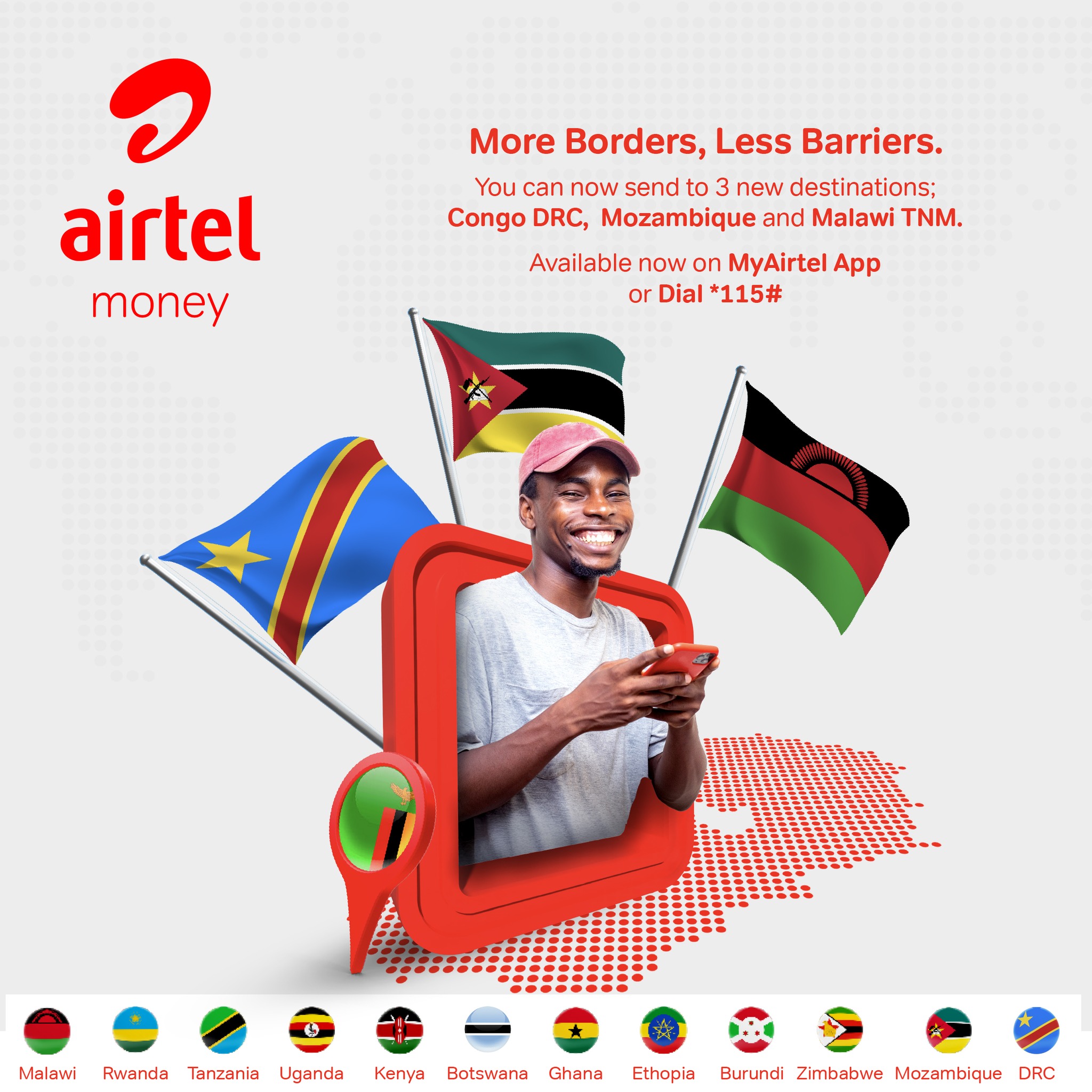 Airtel Money Zambia Facebook ad