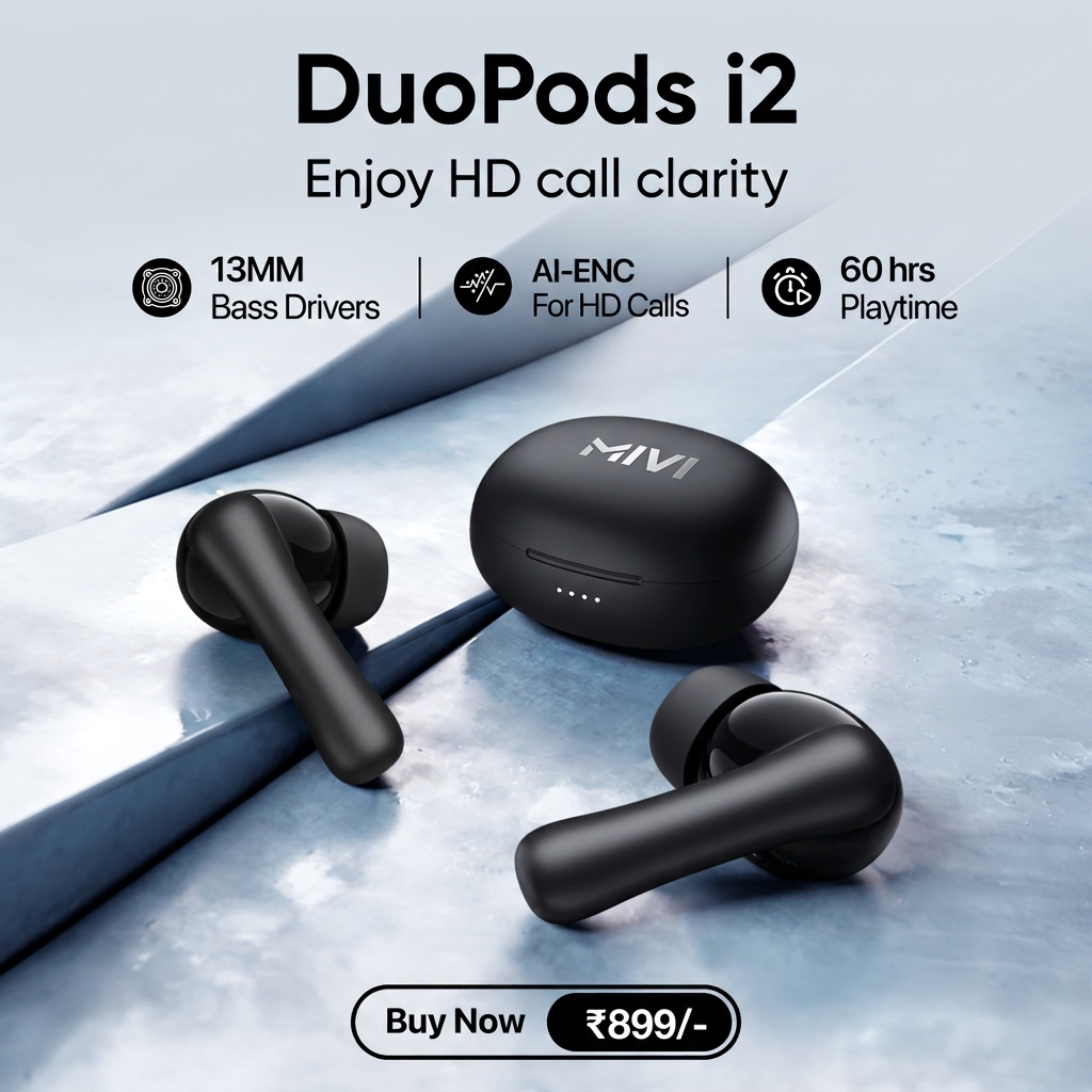 Mivi Facebook ad: Fast Charging Earbuds