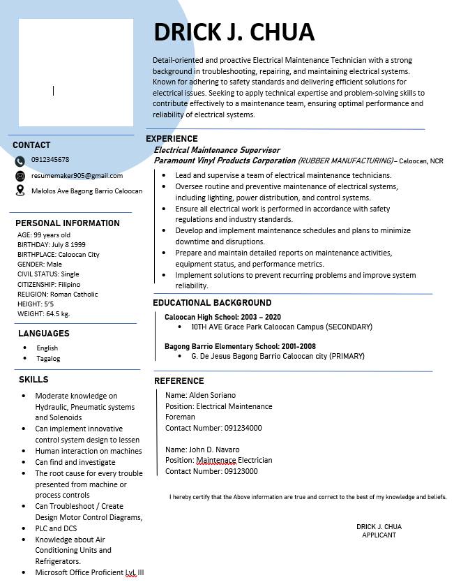 JRKS Resume Maker 2 Facebook ad