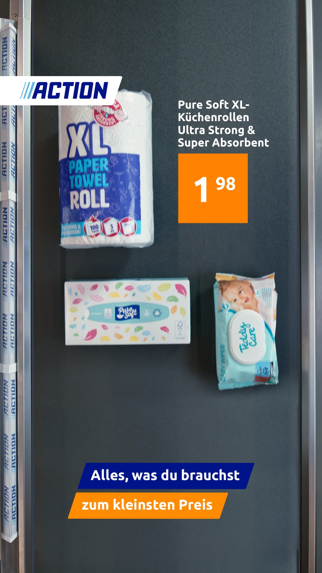 Action Facebook ad: Unverzichtbare Haushalts-Basics