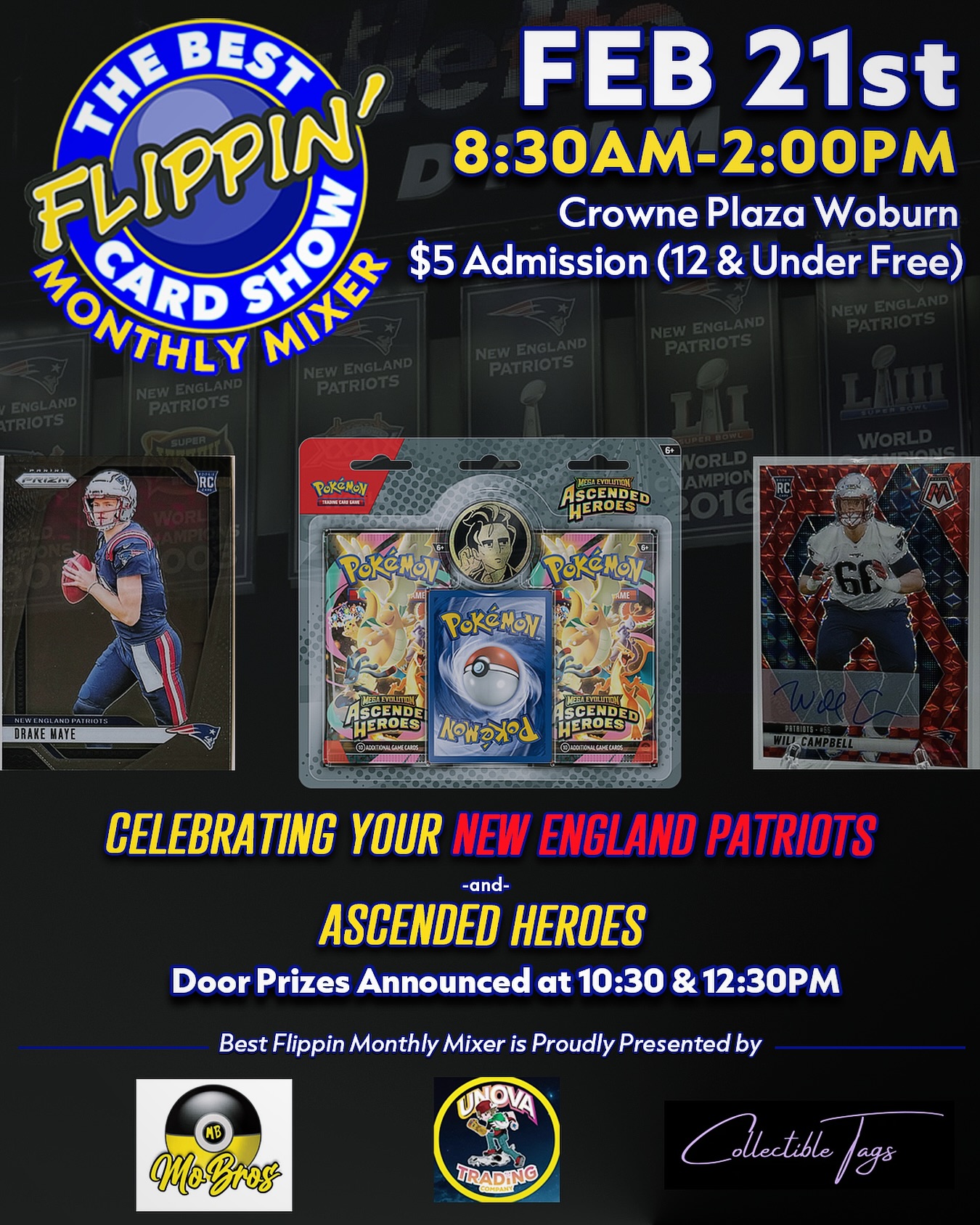 The Best Flippin' Card Show Facebook ad: The Best Flippin' Card Show Monthly Mixer Tickets | Treasure