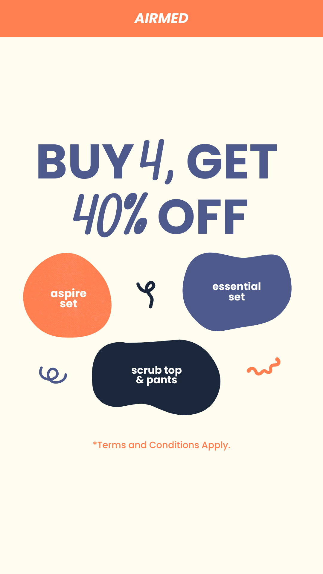 Airmed Scrubs Facebook ad