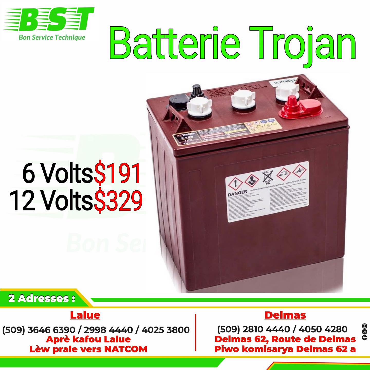 BST Delmas Facebook ad: Nou gen tout modèl materyèl original yo, ki…