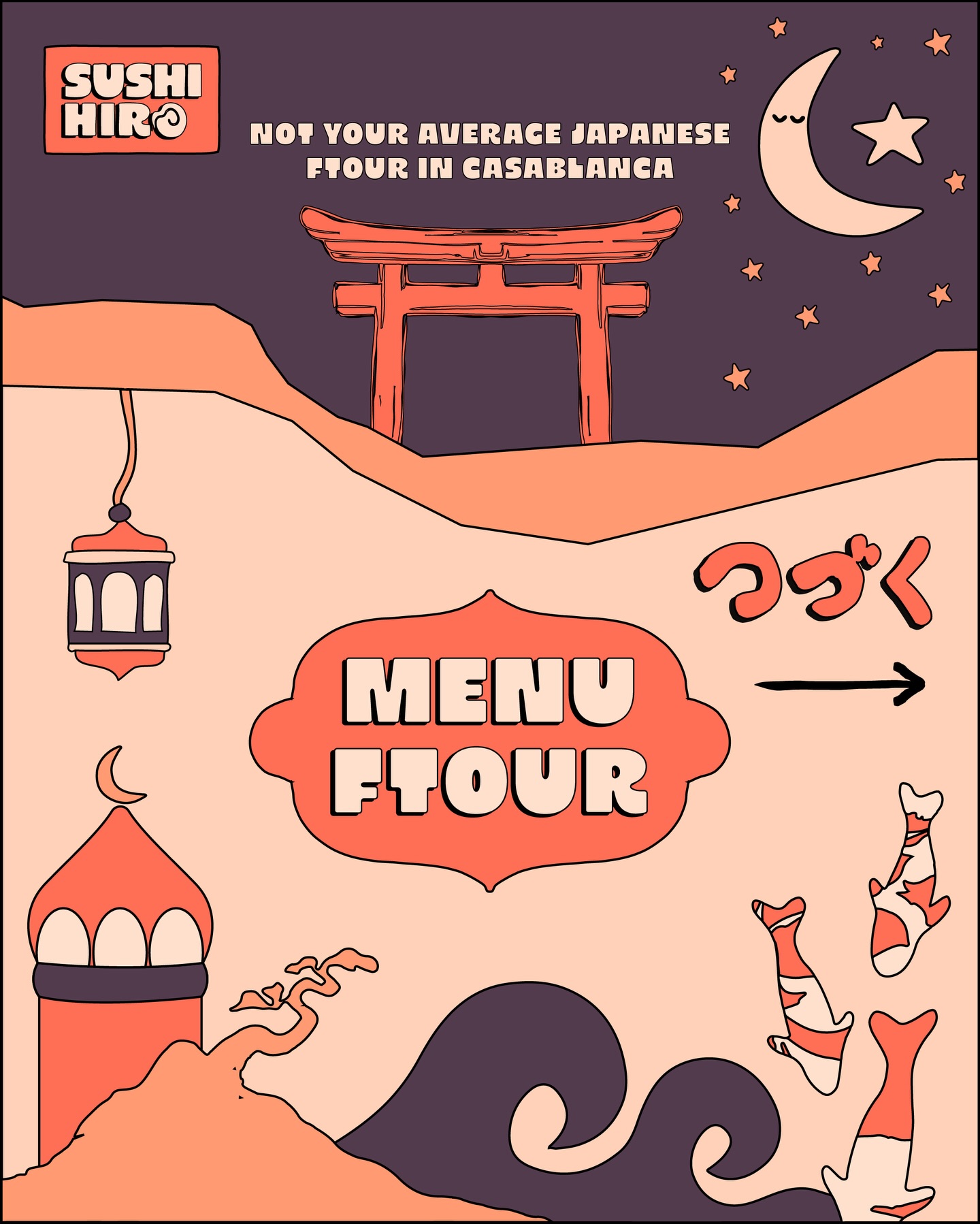 Sushi Hiro Maroc Facebook ad: Most JAPANESE FTOUR Menus in Casablanca