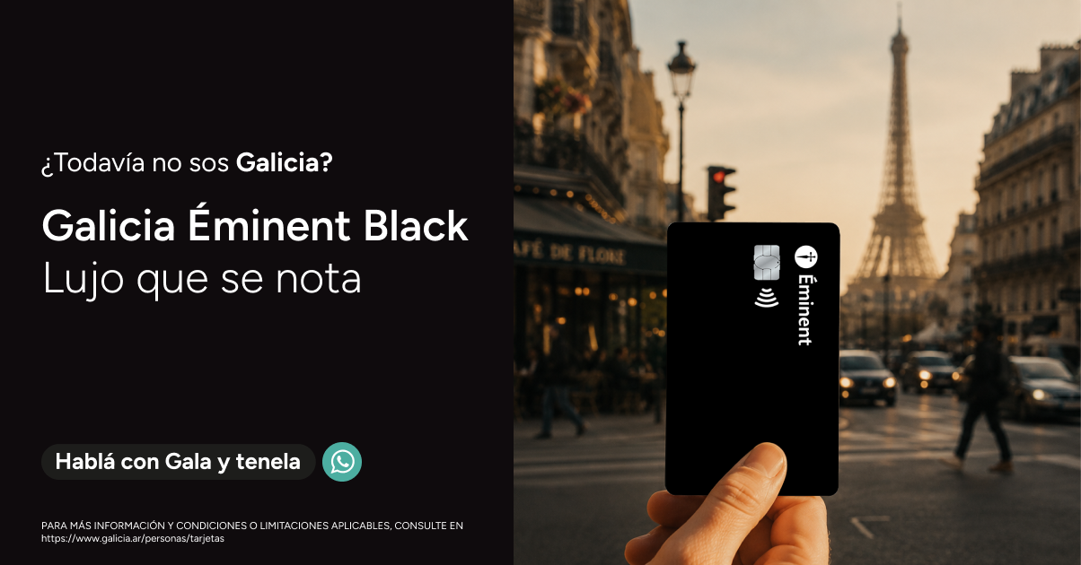 Banco Galicia Facebook ad