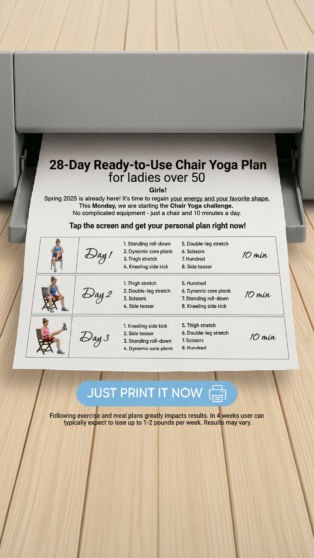 28 Day Challenge Facebook ad