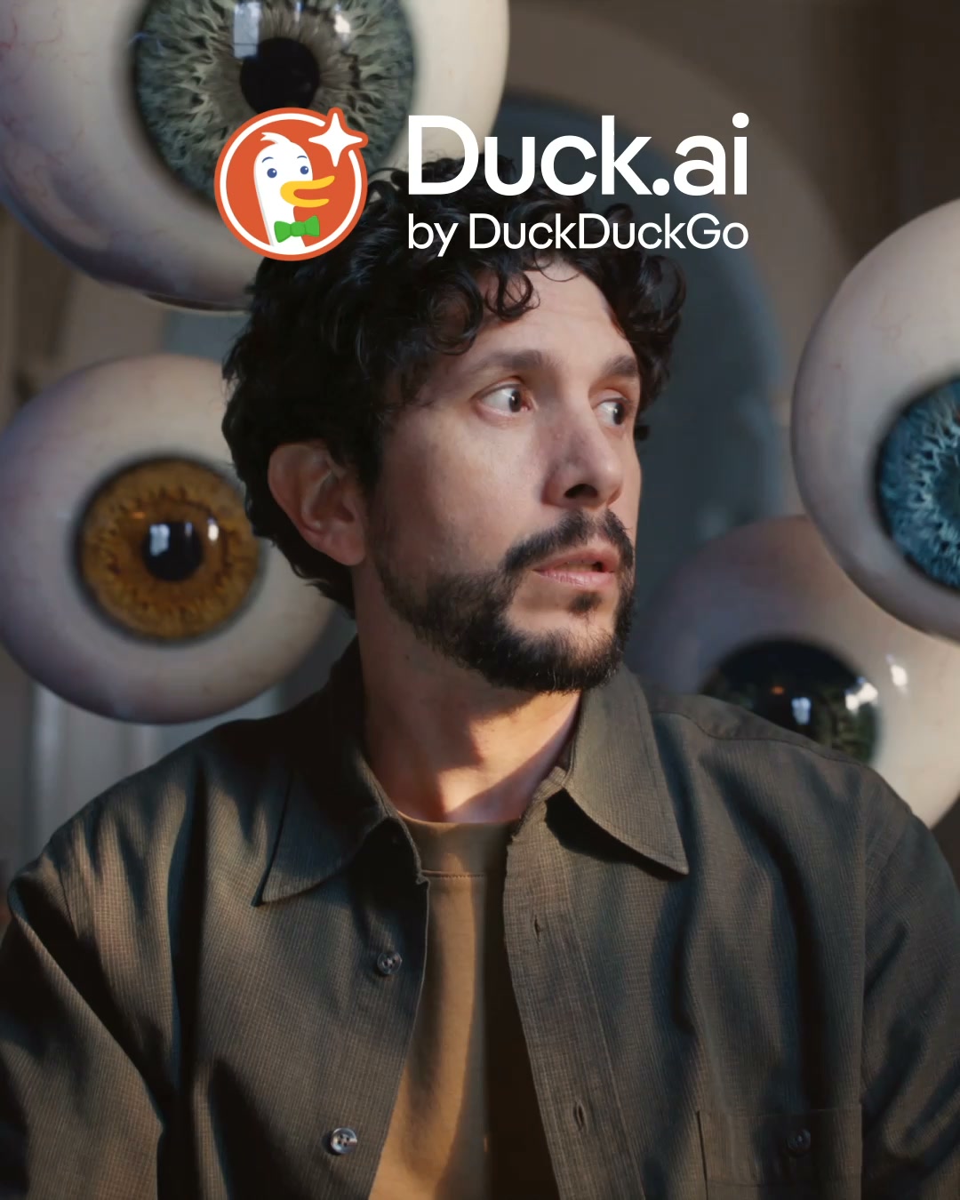 DuckDuckGo Facebook ad: Duck.ai. Private AI chat. Free.