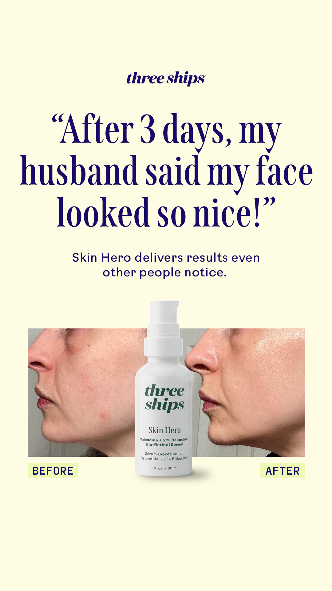 Three Ships Facebook ad