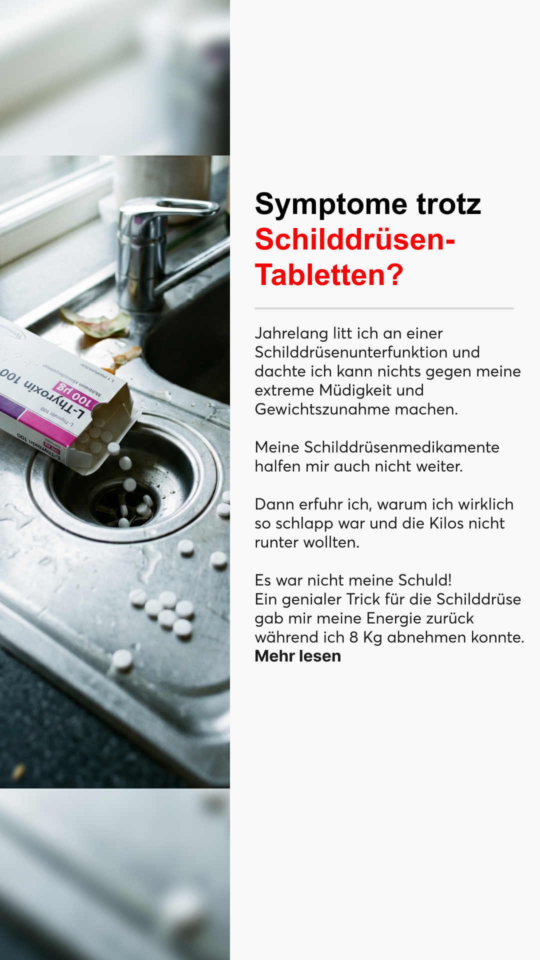 Mission Schilddrüse Facebook ad