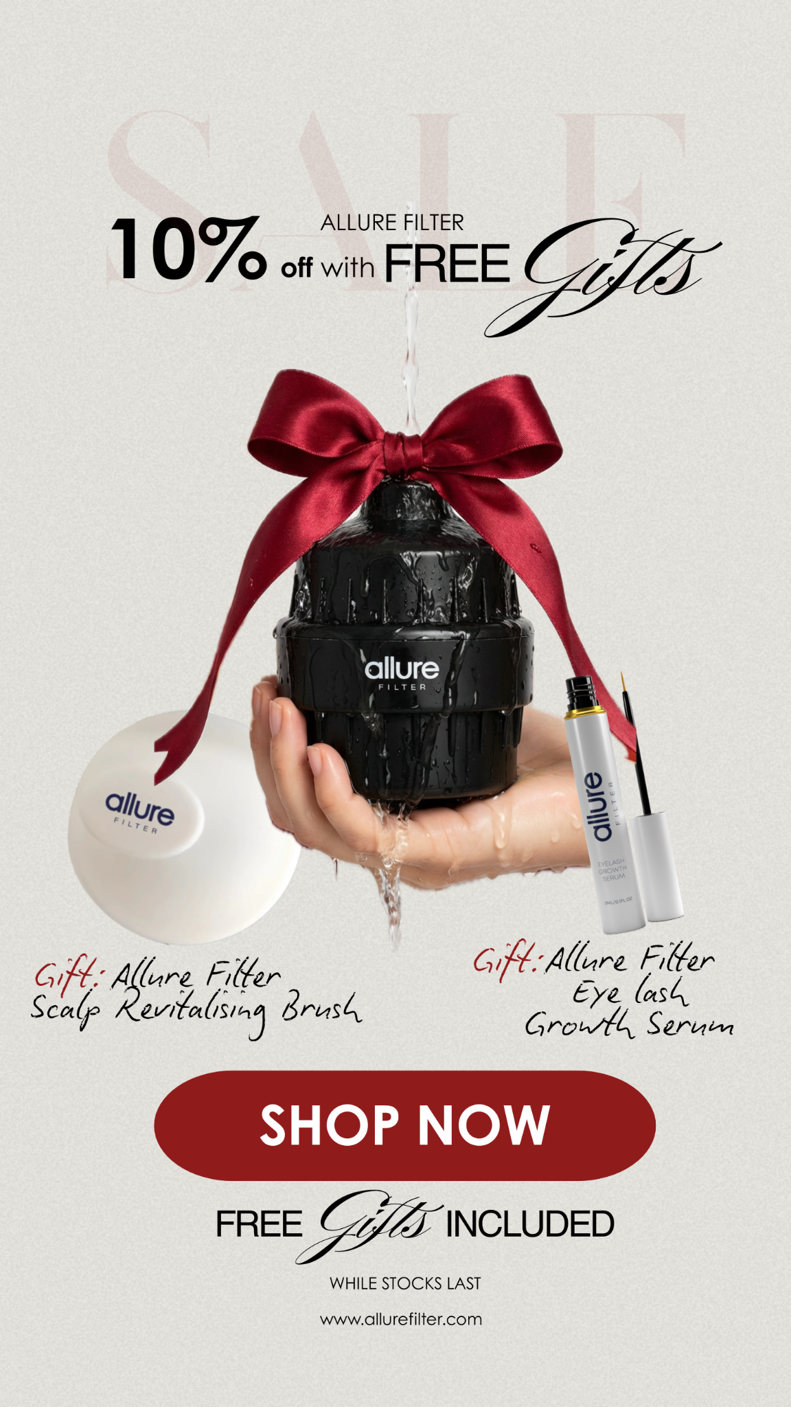 Allure Filter Facebook ad from Apr 2, 2026
