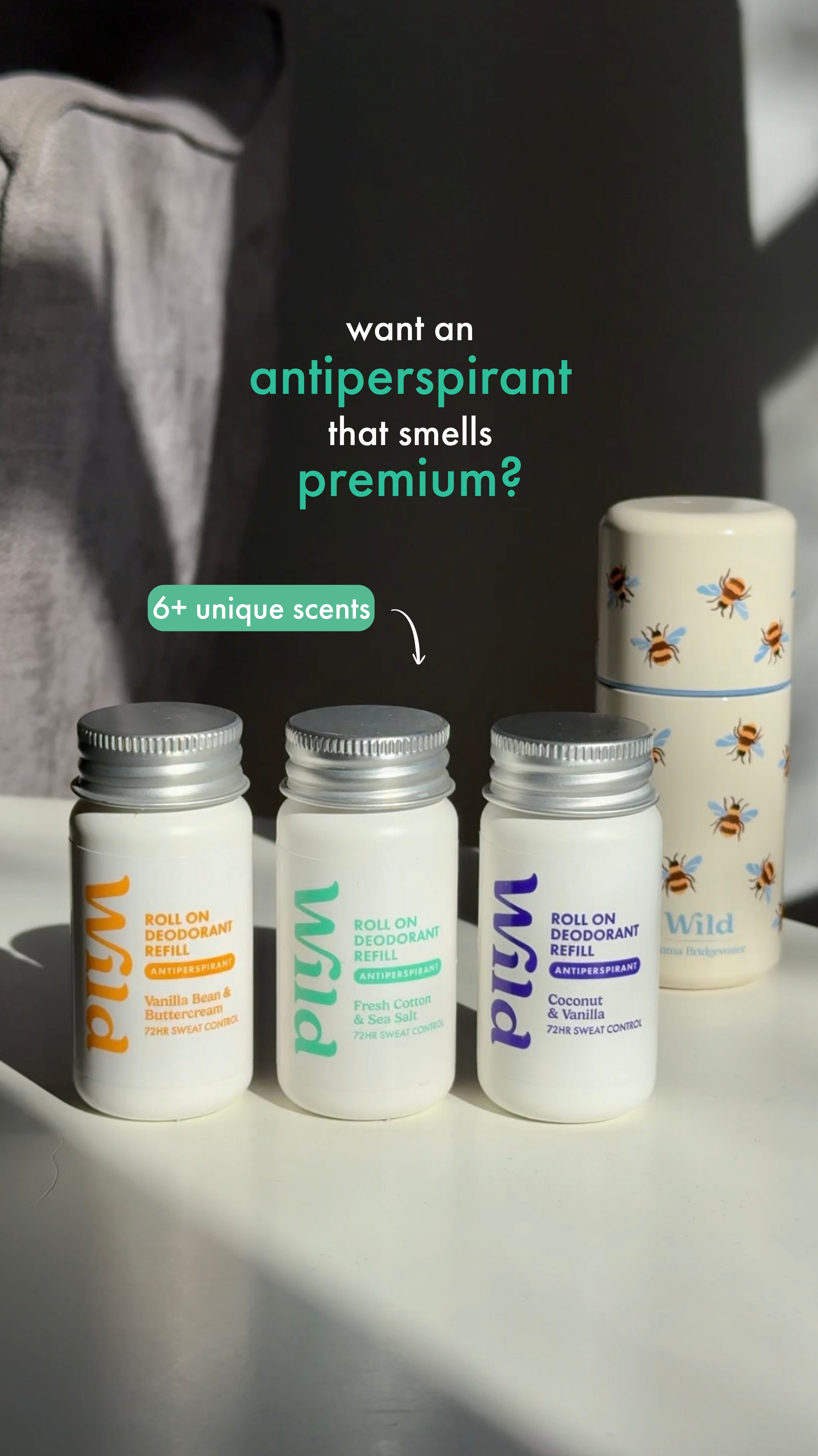 Wild Facebook ad: Switch to Wild antiperspirant and smell your best