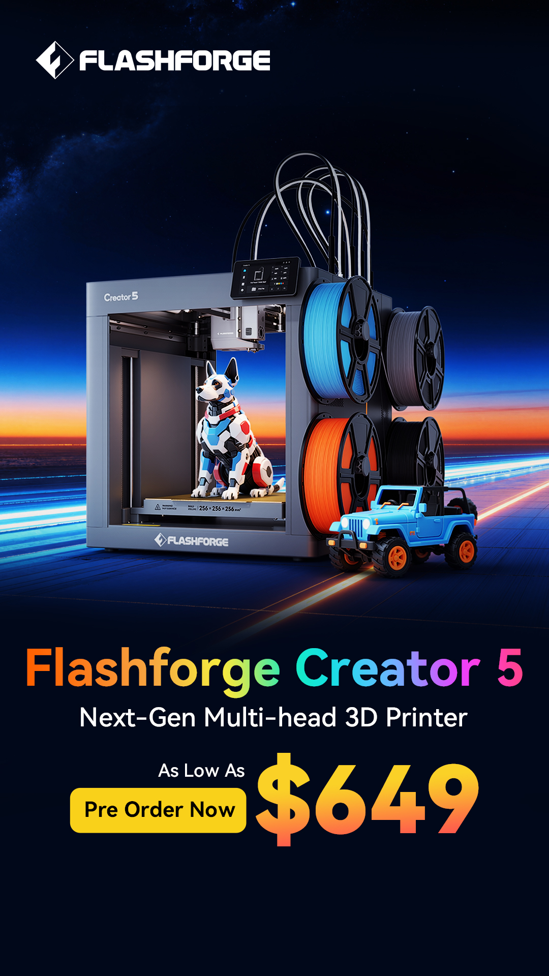 Flashforge Facebook ad