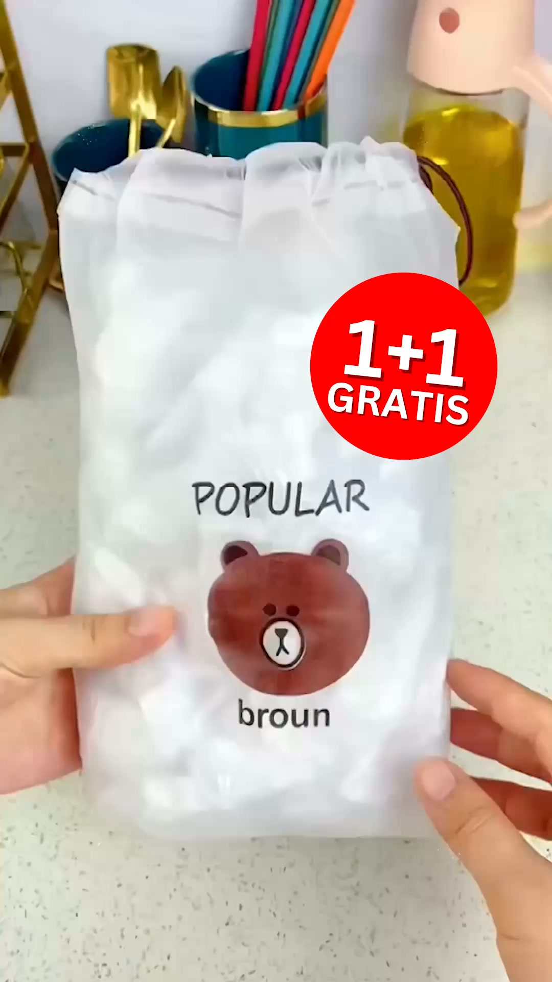 Netscroll Facebook ad: PONUDBA 1+1, Večkrat uporabne prevleke za vsako kuhinjo!