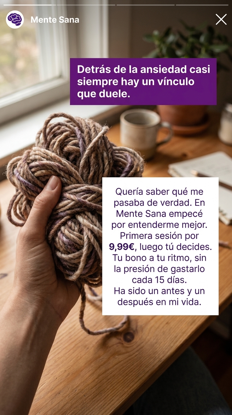 Mente sana Online ES Facebook ad