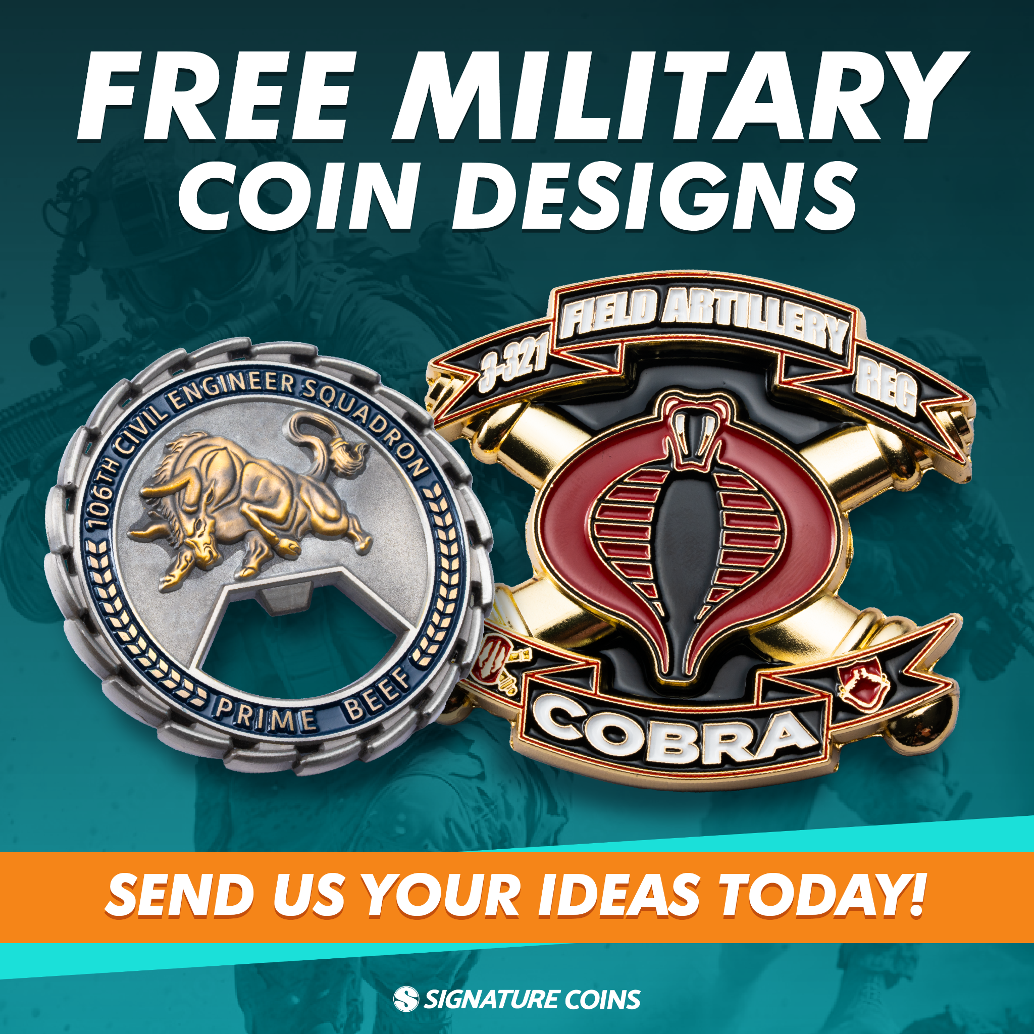 Signature Coins Facebook ad