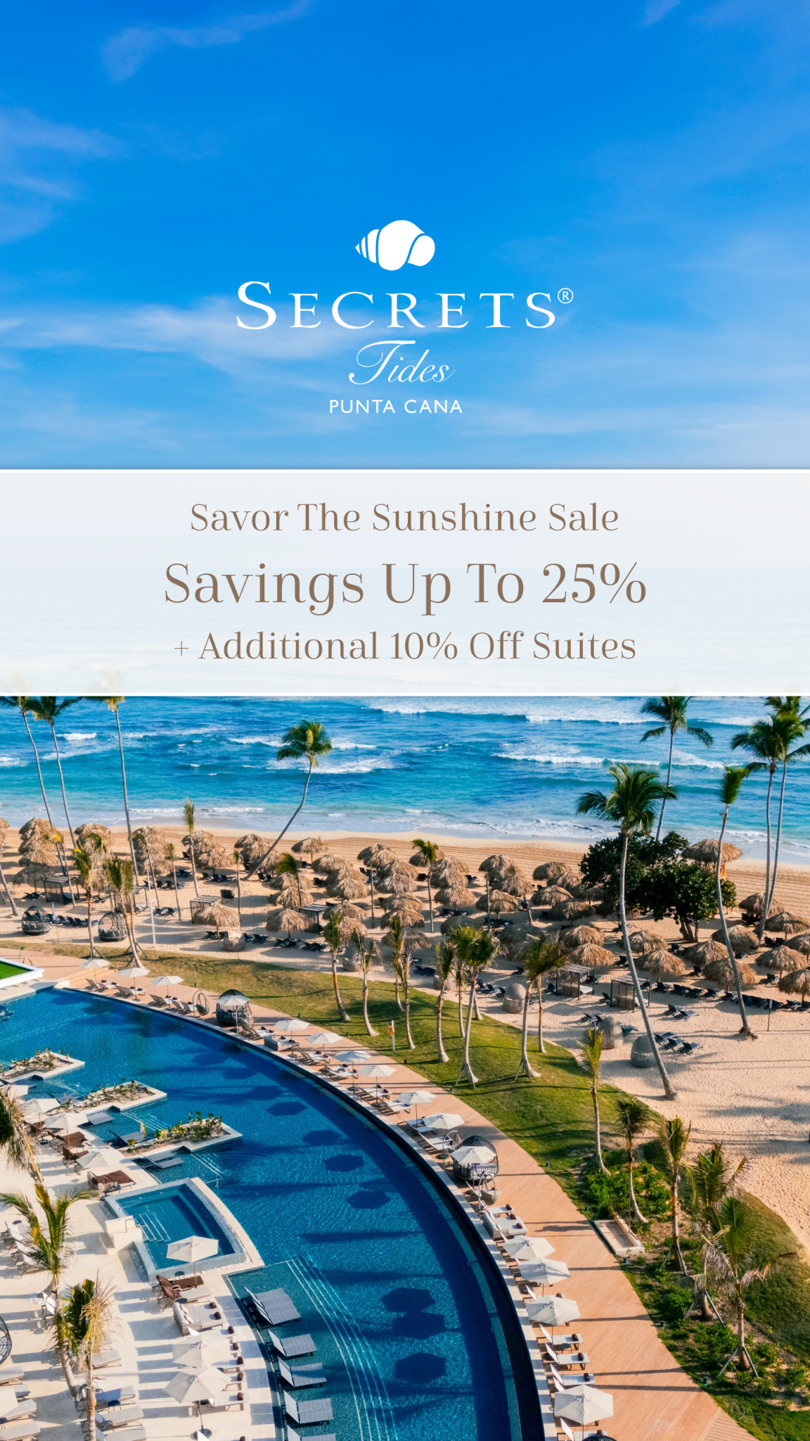 Secrets Tides Punta Cana  Facebook ad