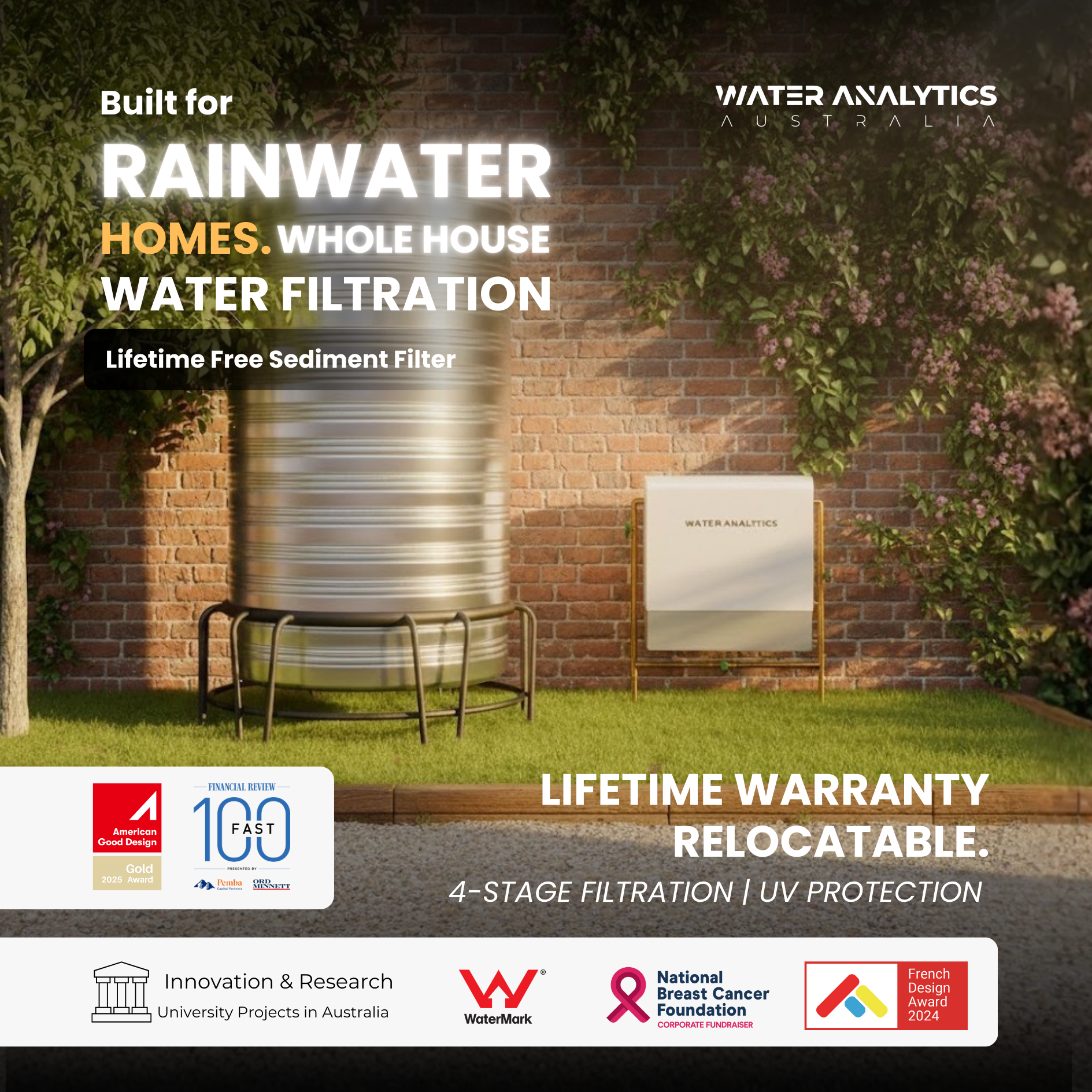 Water Analytics Australia - WAA Filtration Facebook ad