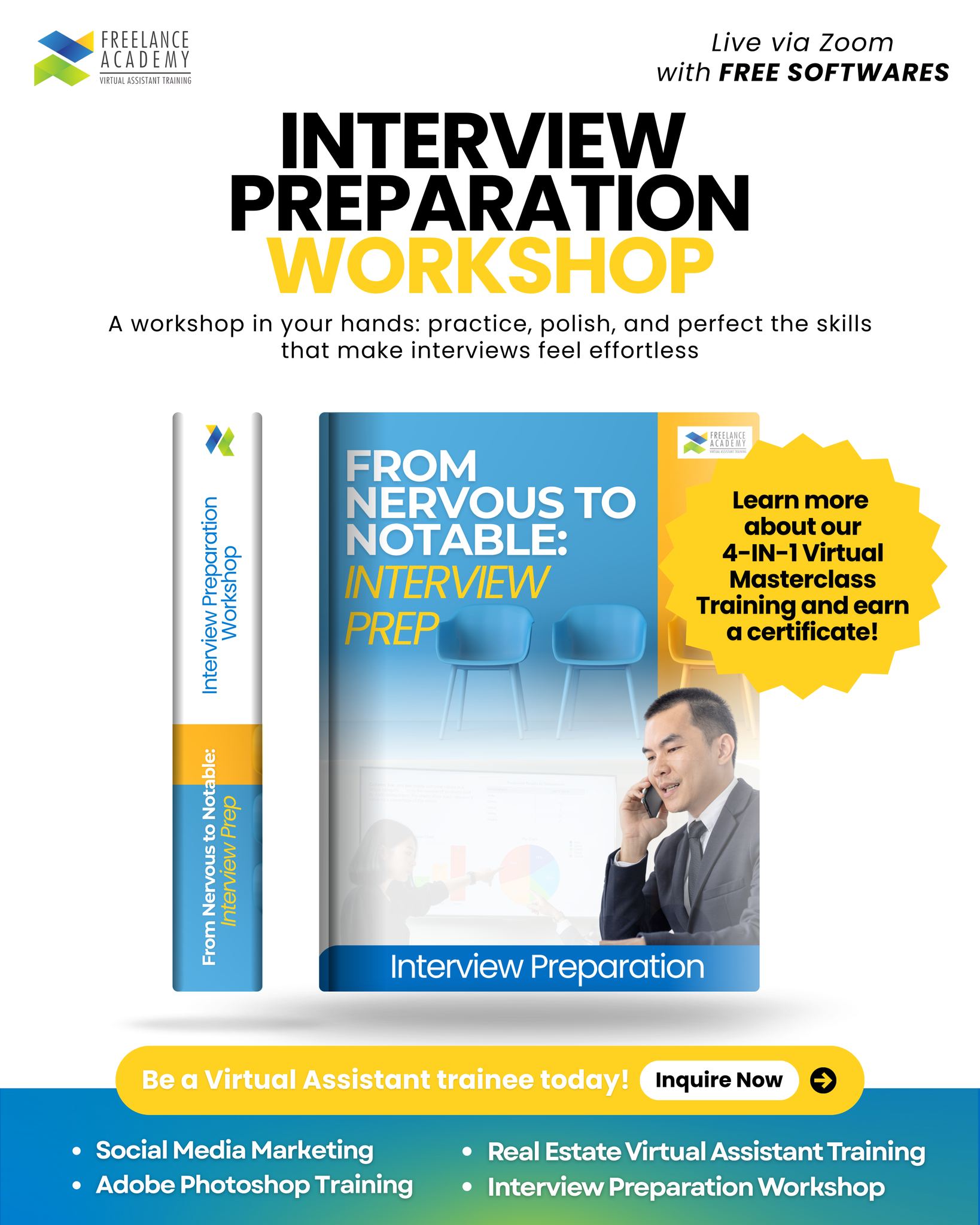 Freelance Academy - Virtual Assistant Training Facebook ad
