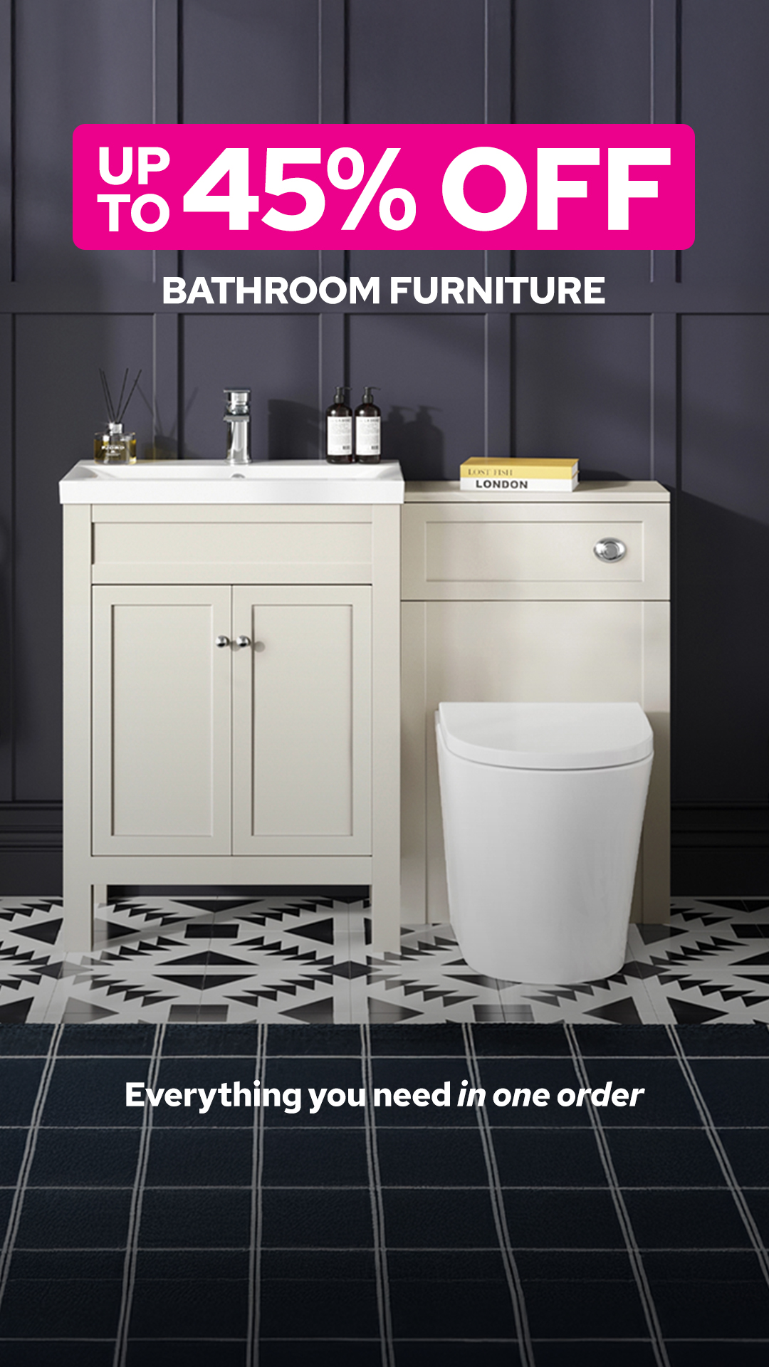 Bathroom Mountain Facebook ad