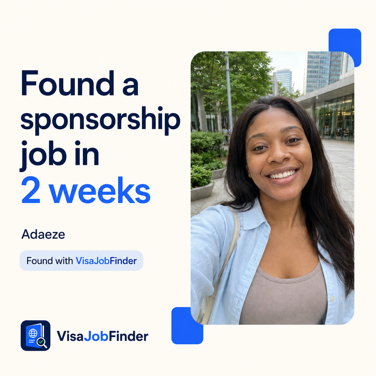 Visa Job Finder Facebook ad