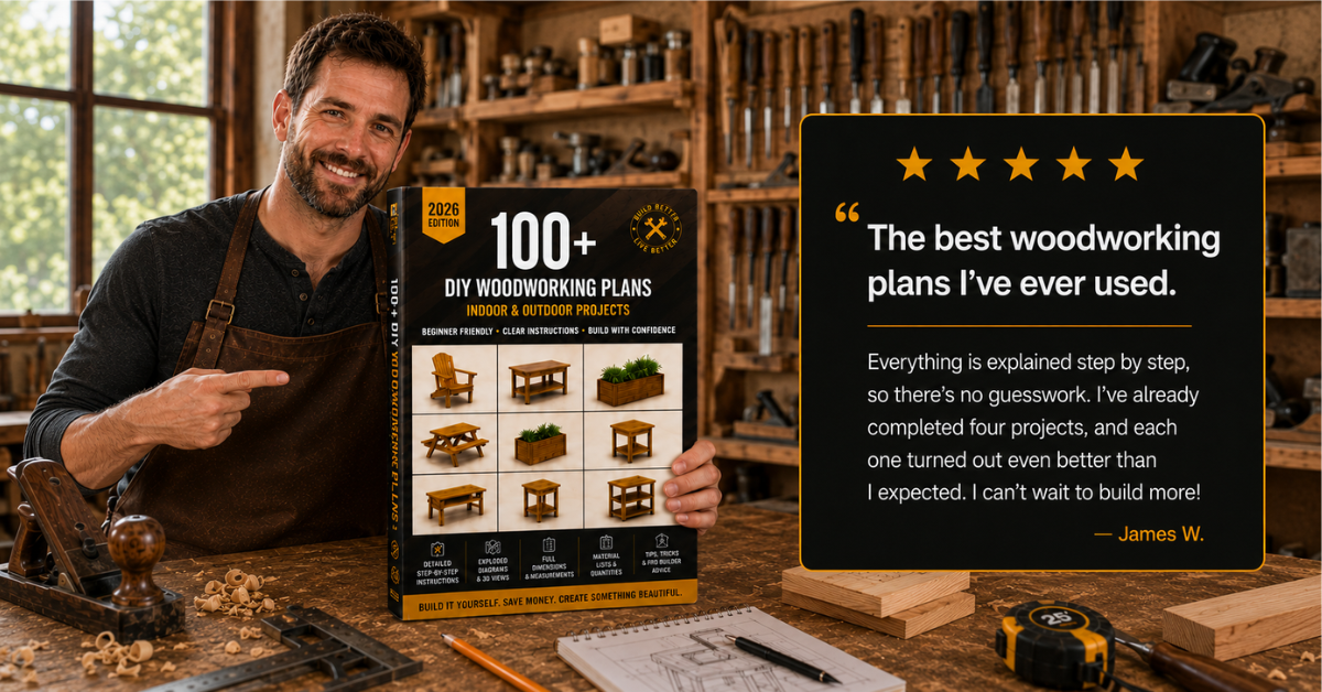 DIYProjectHub Facebook ad: 50% OFF TODAY!
