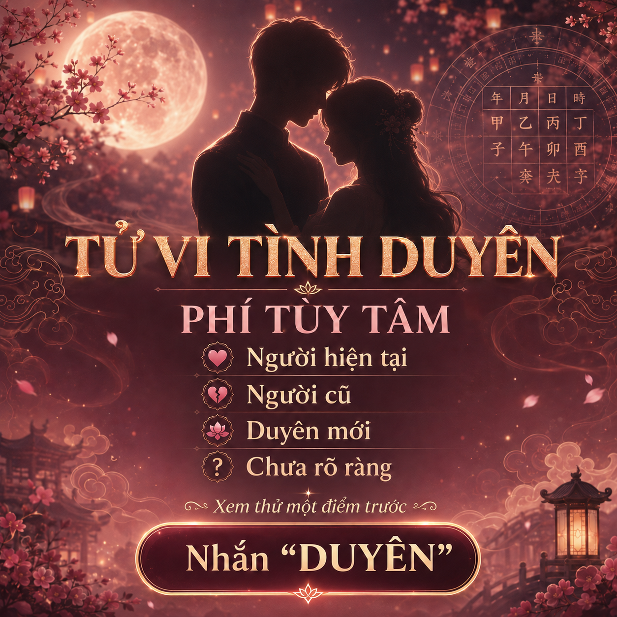 Tử vi Lâm Trạch Facebook ad: TỬ VI TÌNH DUYÊN