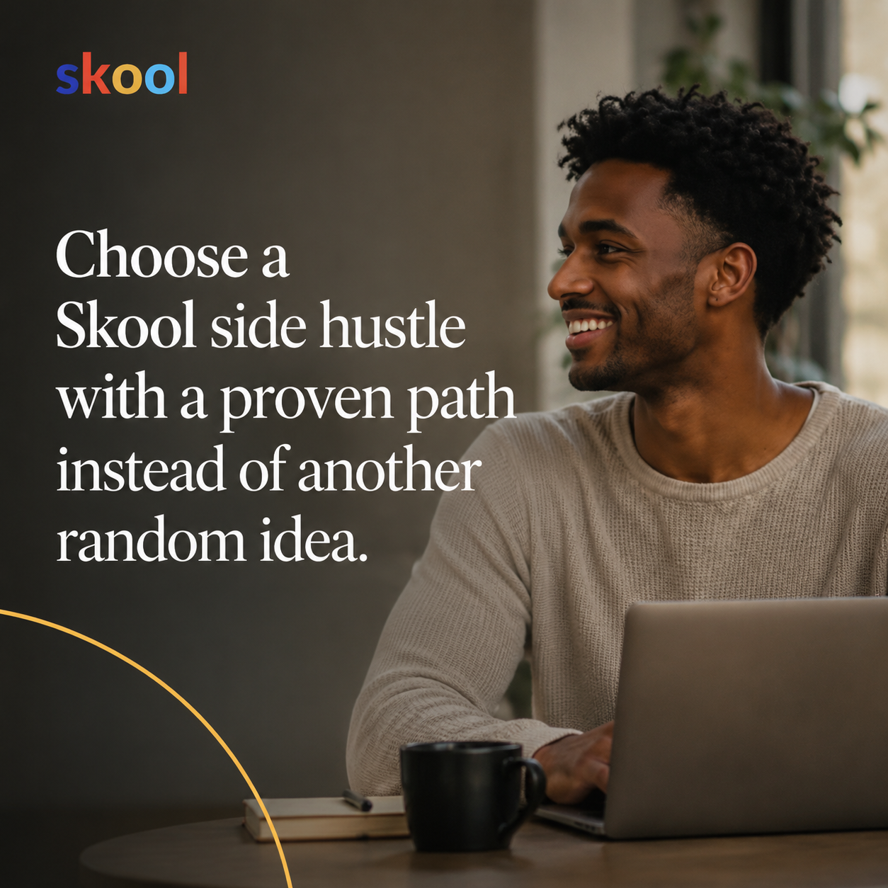 Skool Facebook ad