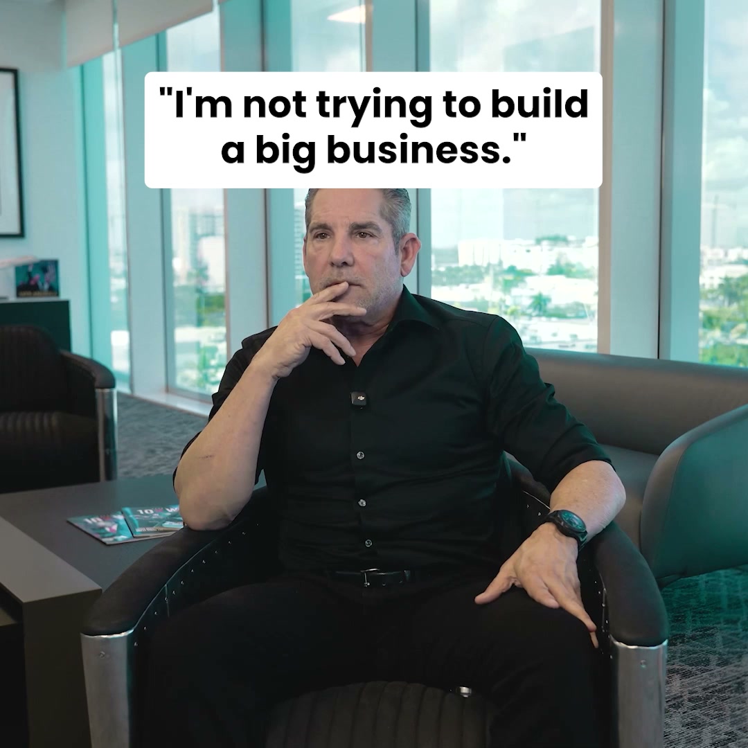 Grant Cardone Facebook ad: My $700M Exec Team Works With YOU