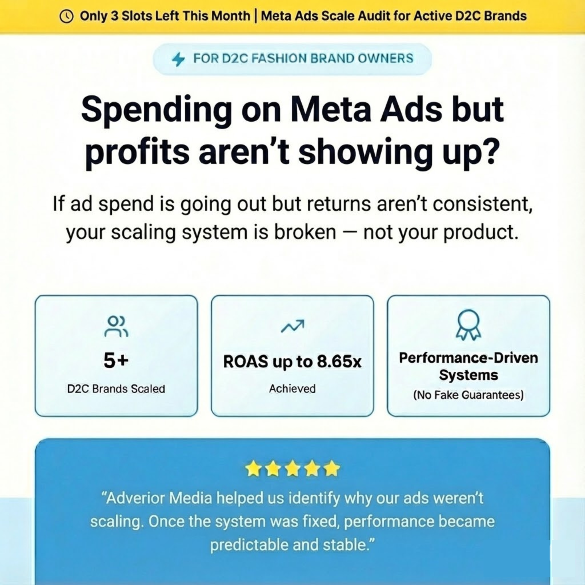 Adverior Facebook ad