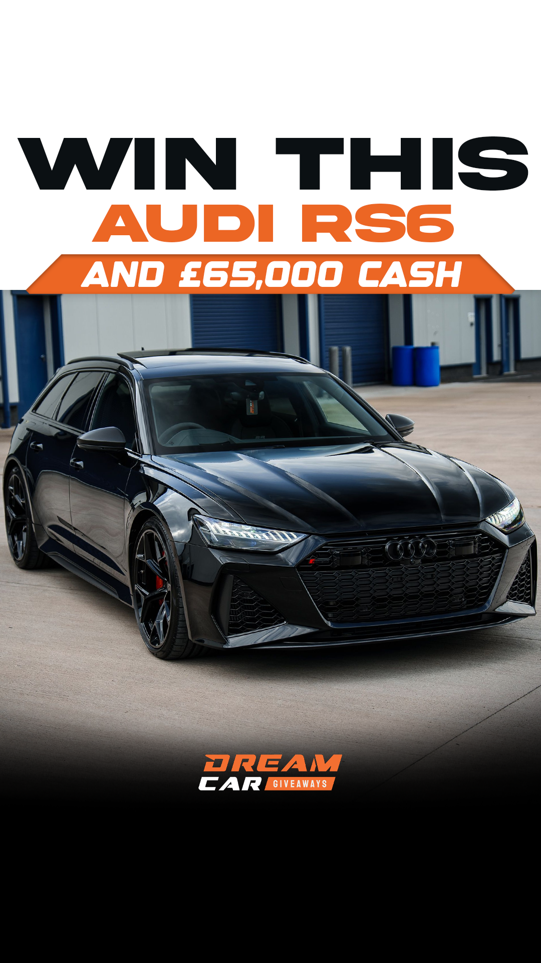 Dream Car Giveaways Facebook ad
