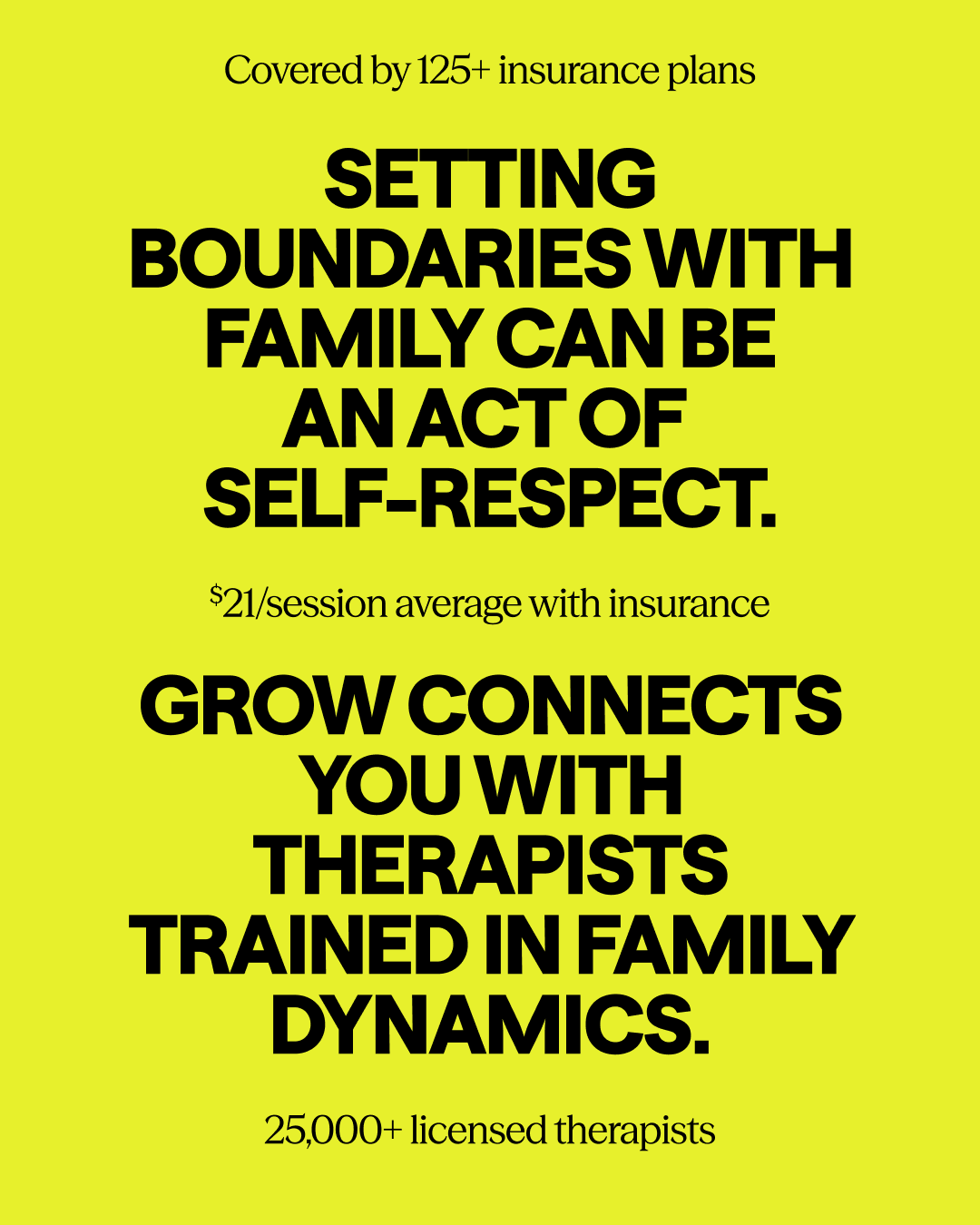 Grow Therapy Facebook ad