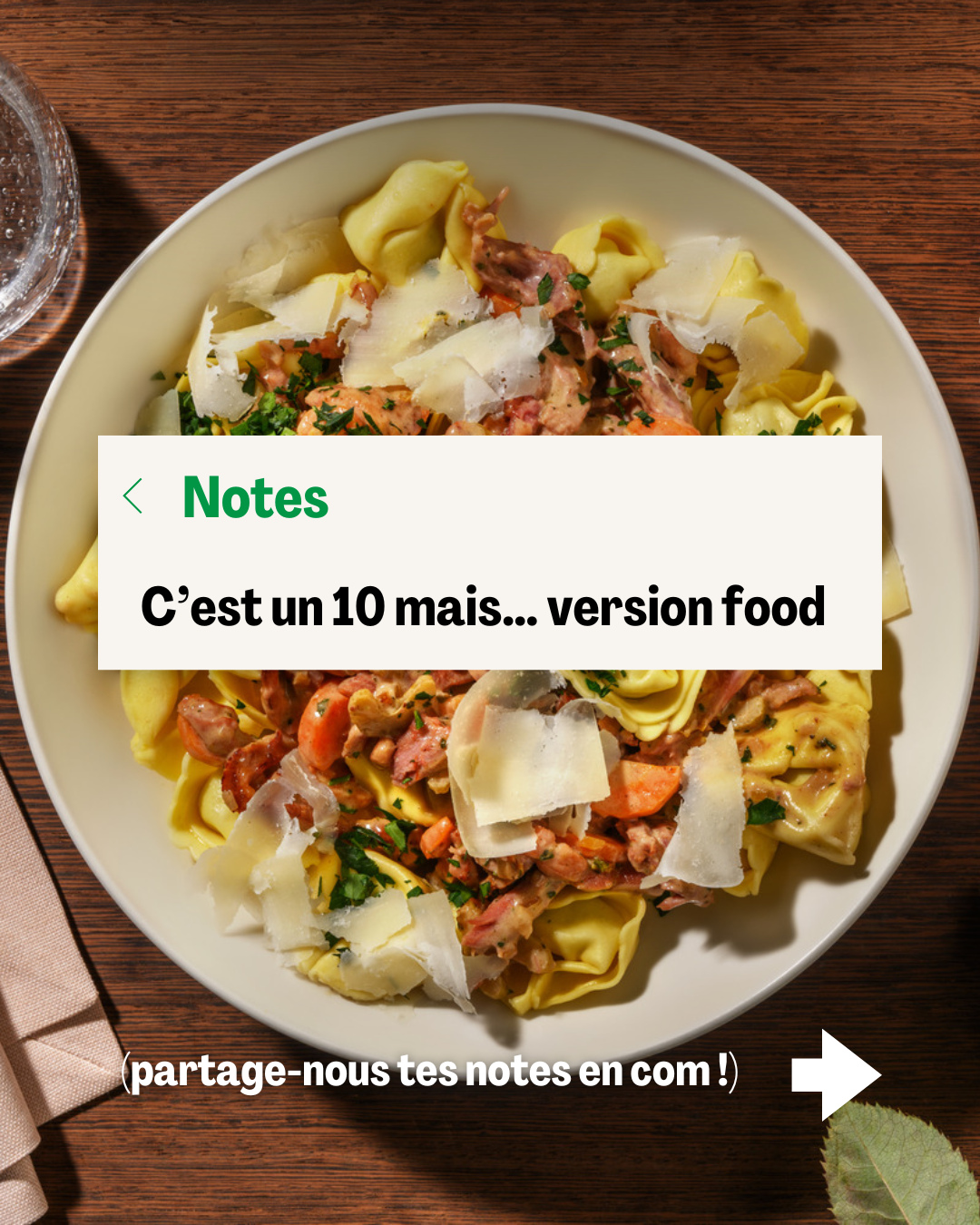 HelloFresh Facebook ad: C’est un 10 mais… 