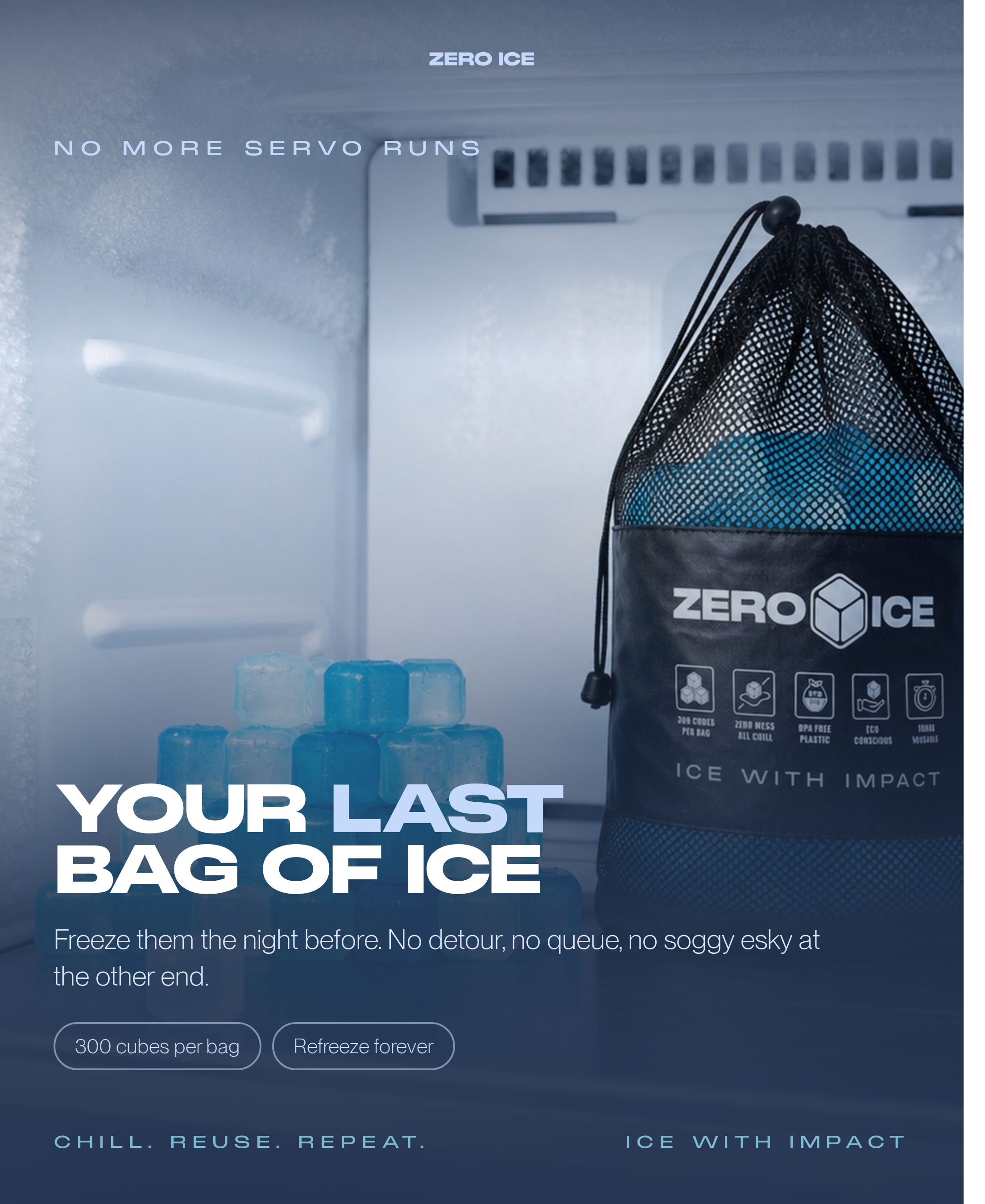 ZERO ICE Facebook ad