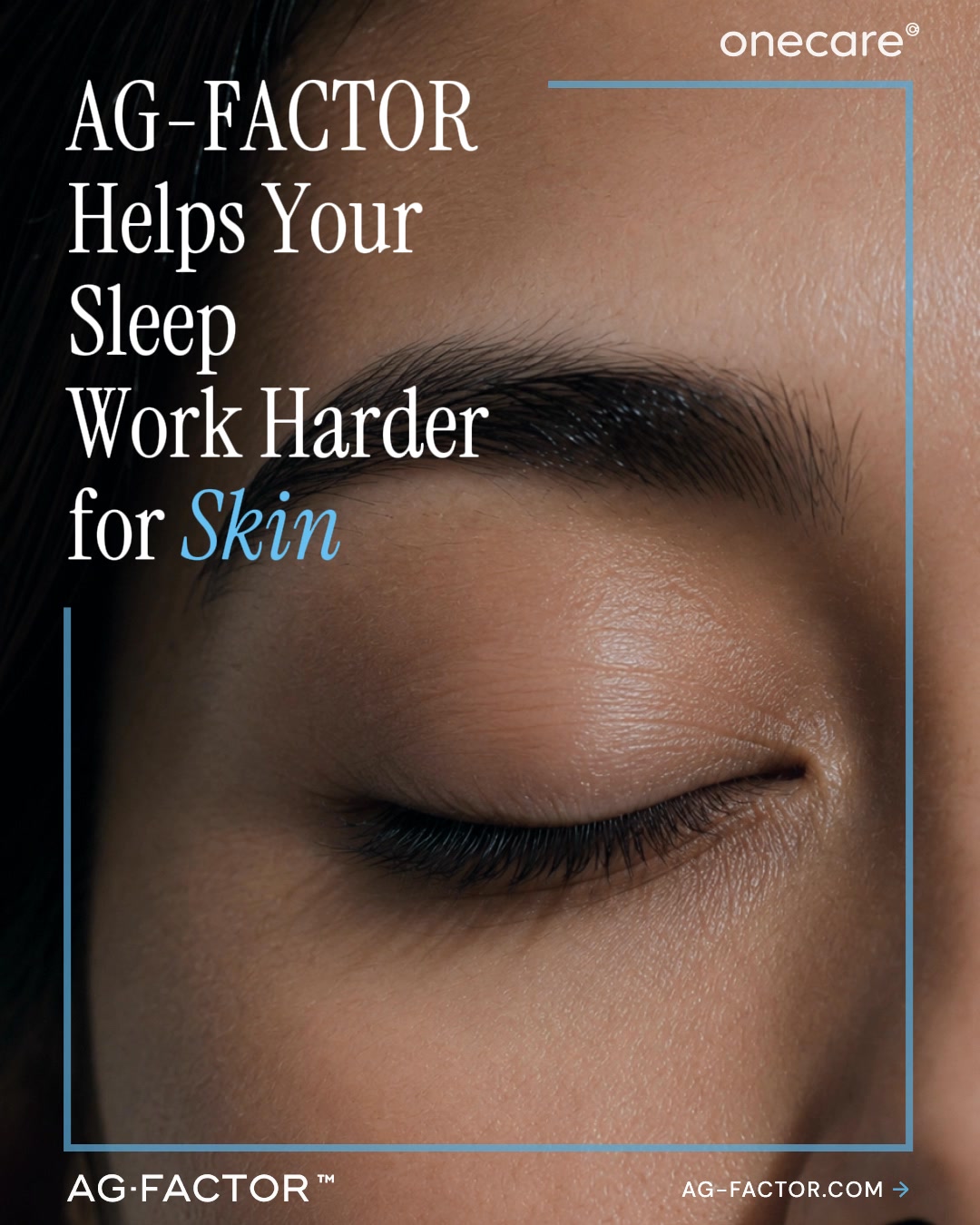 onecare Facebook ad: Your body works hardest when you're not looking.