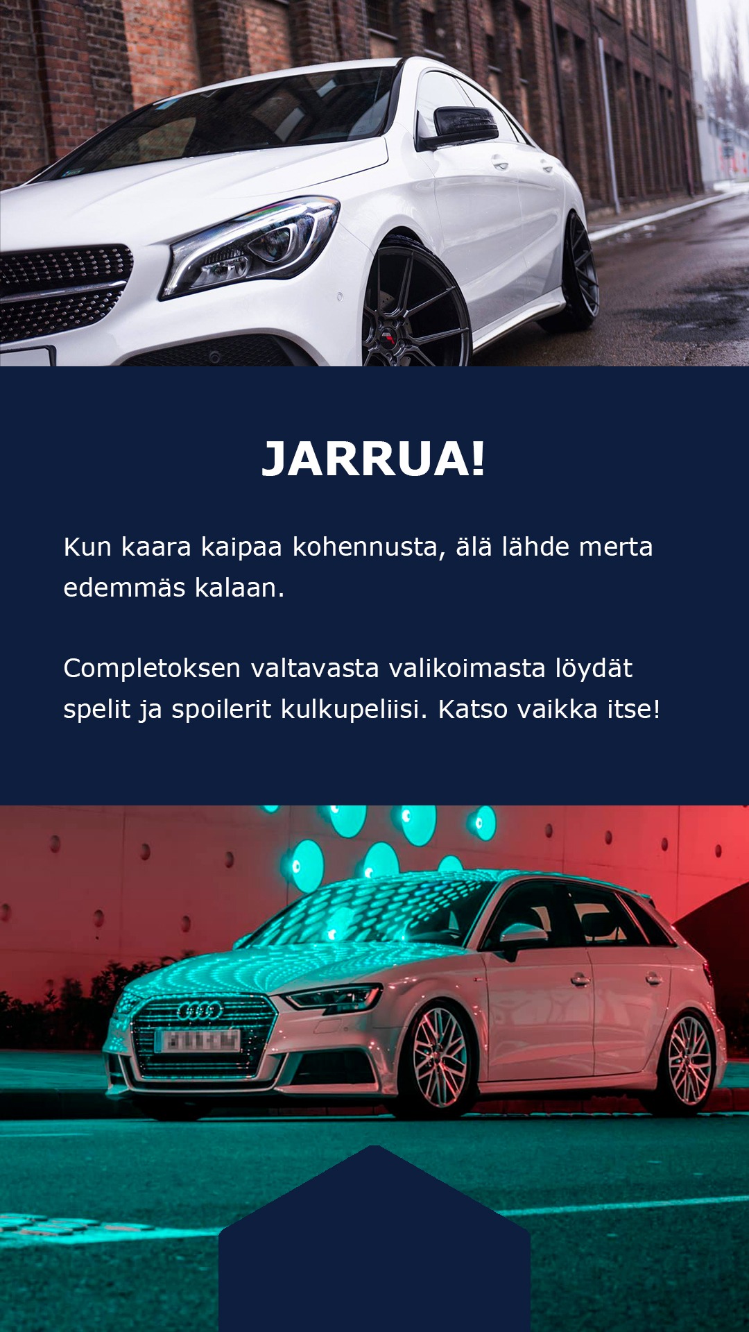 Completos Finland Motorsport Facebook ad from Jun 17, 2022