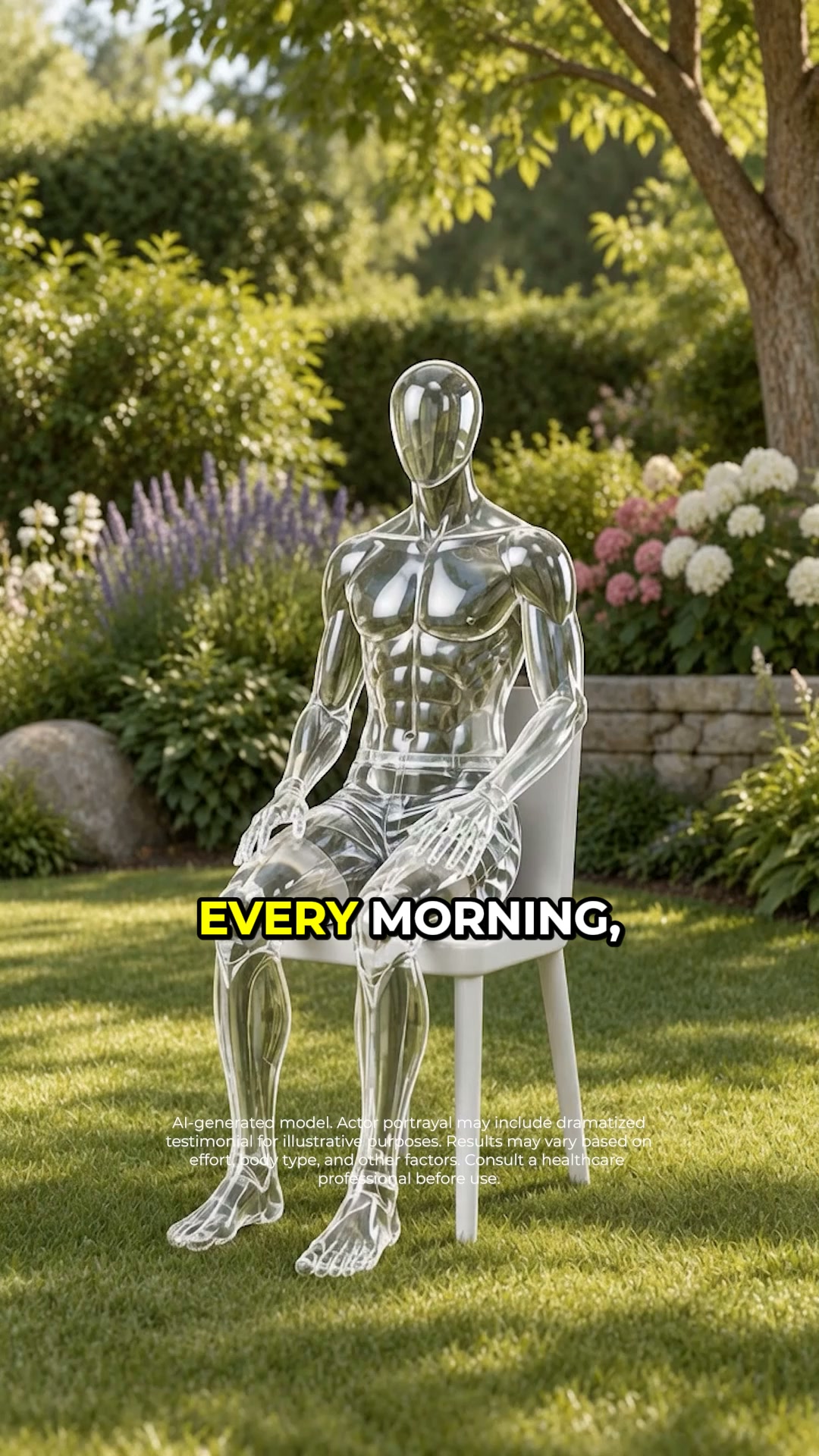 Master Chen Home Workouts Facebook ad: Chair Tai Chi for men 50+.