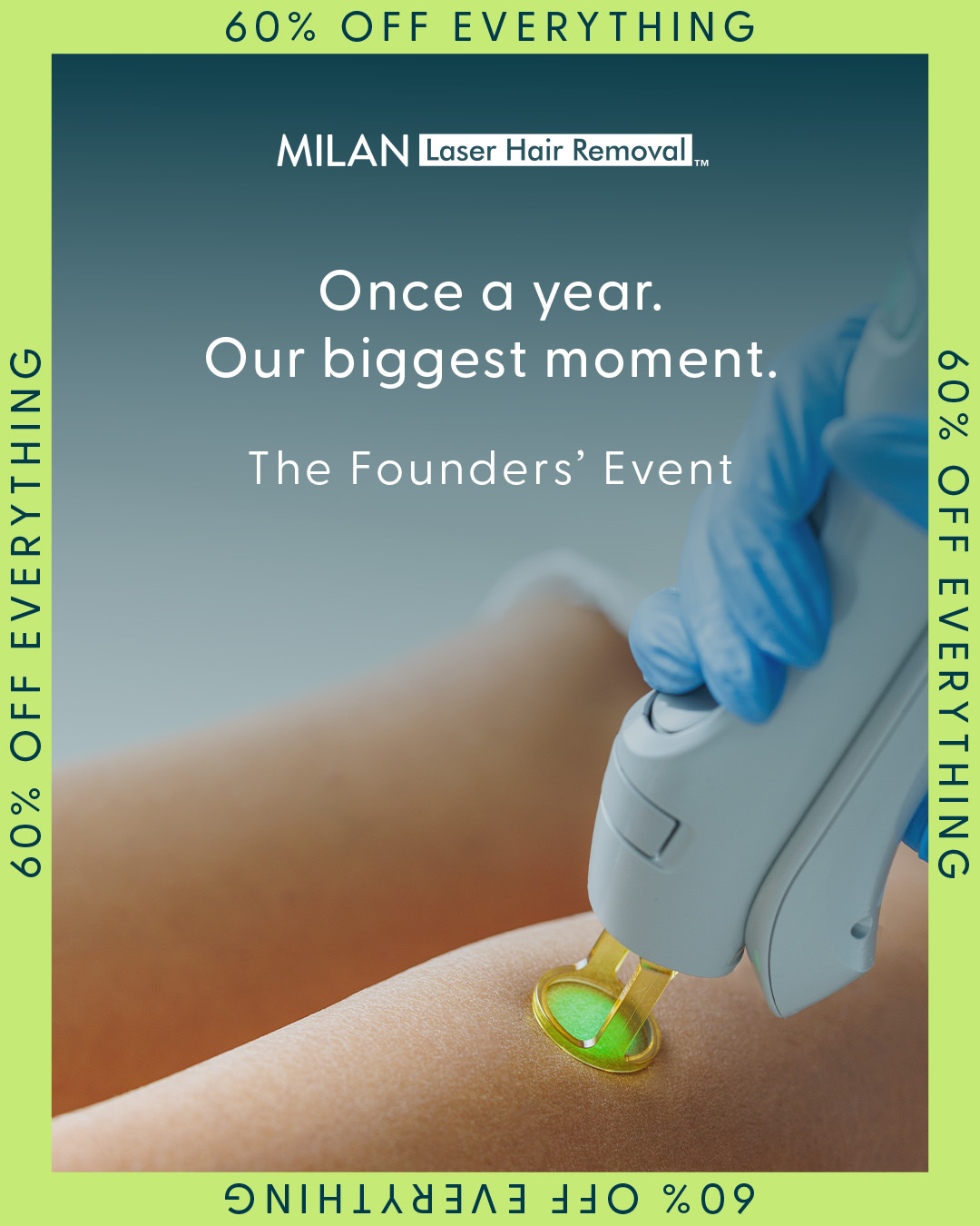 Milan Laser Hair Removal Facebook ad