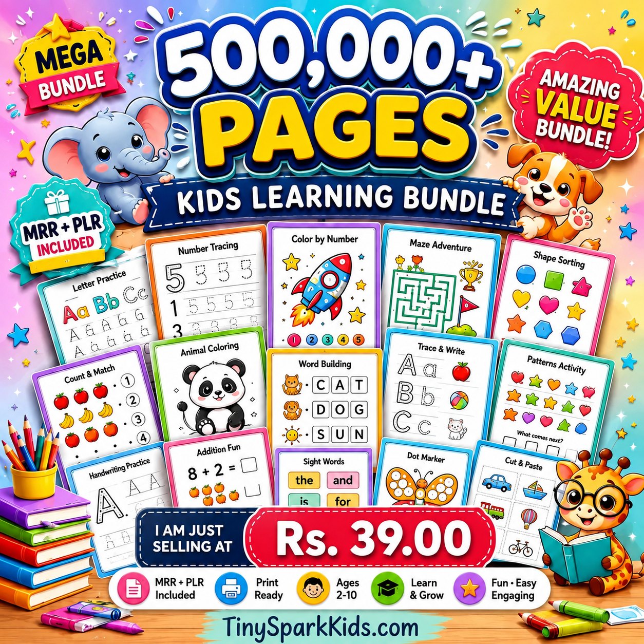 Tiny Spark Kids Facebook ad