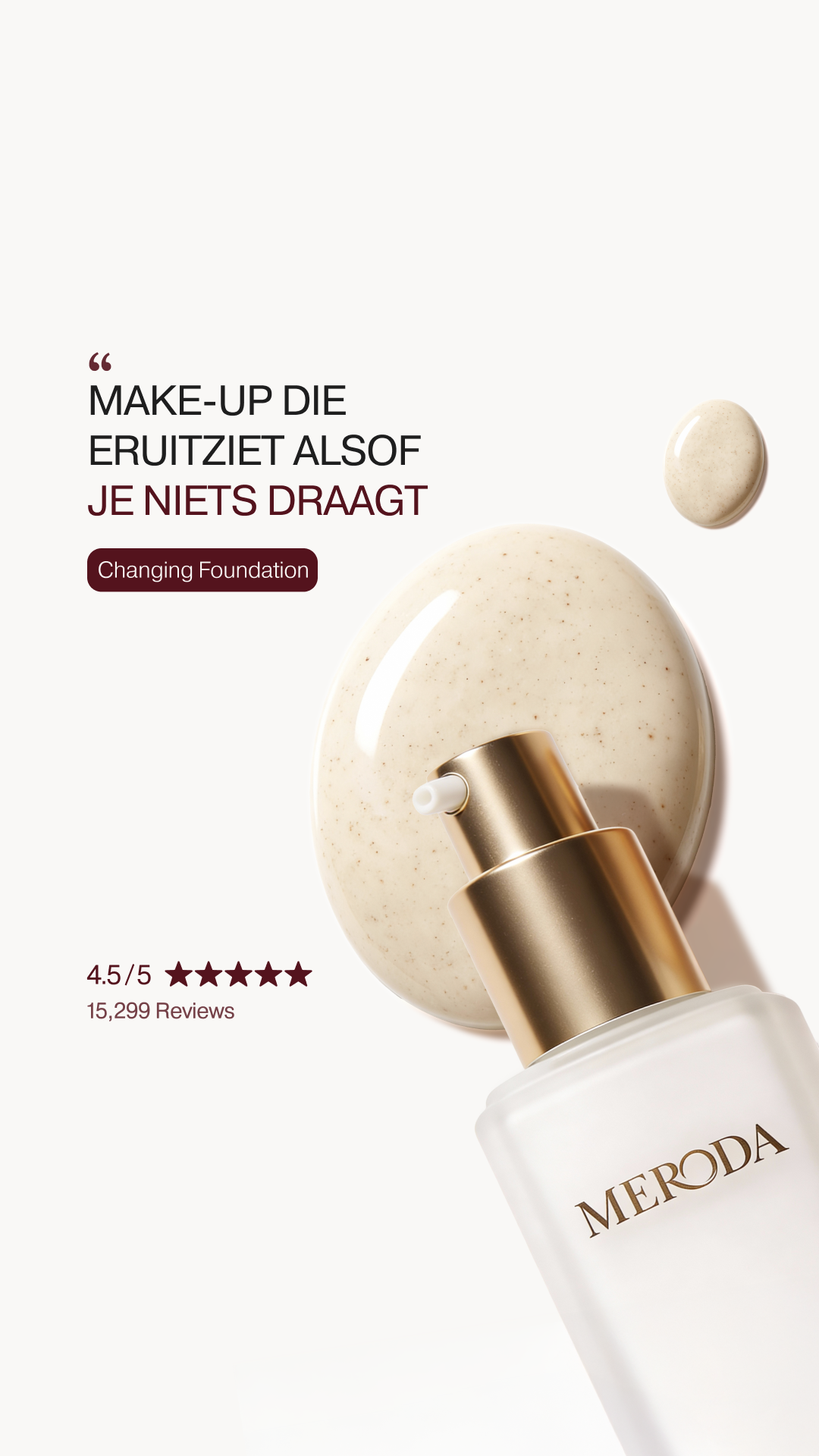Meroda Cosmetics Facebook ad