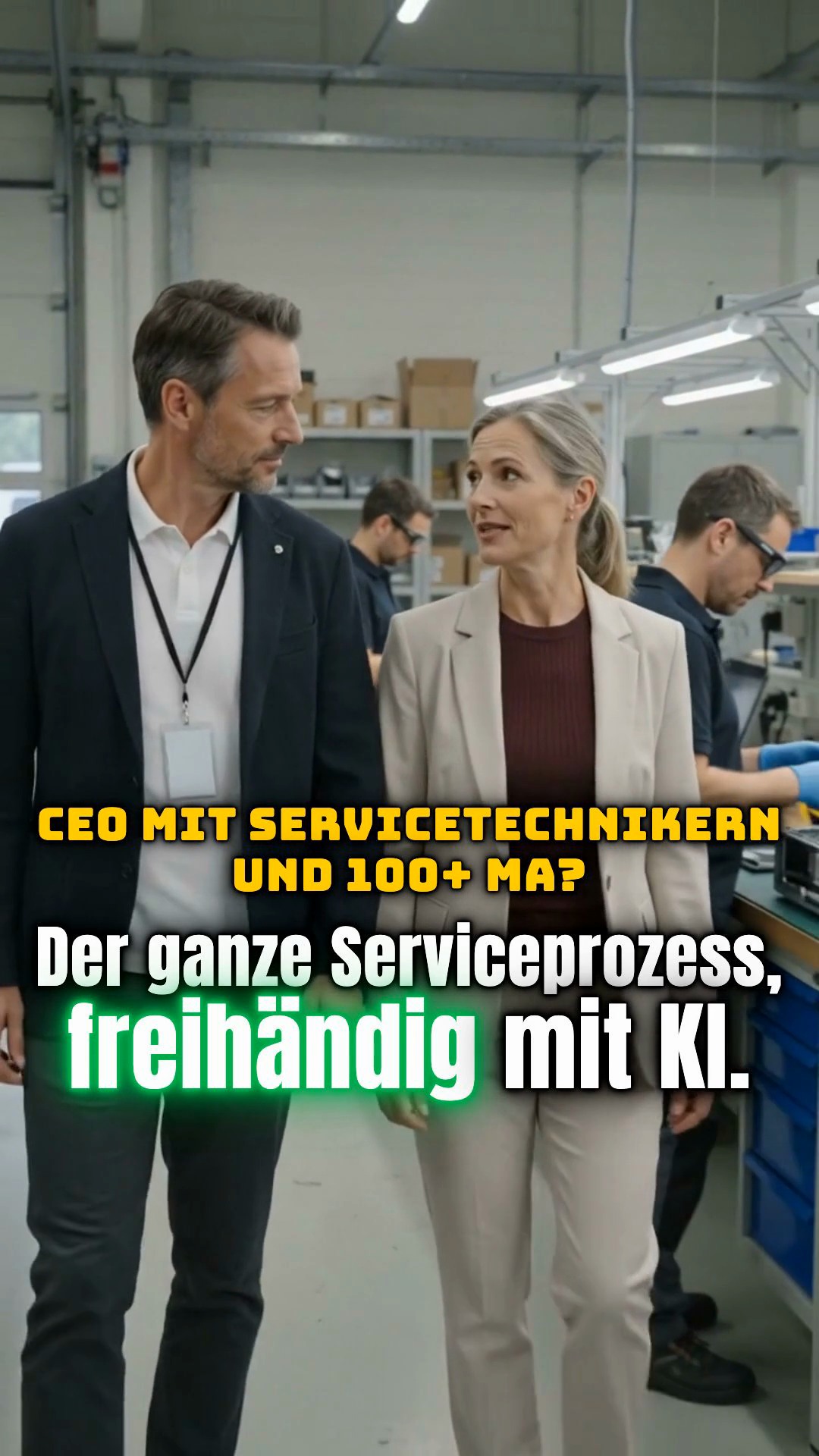 Vusyon Facebook ad: Kostenersparnis im Service