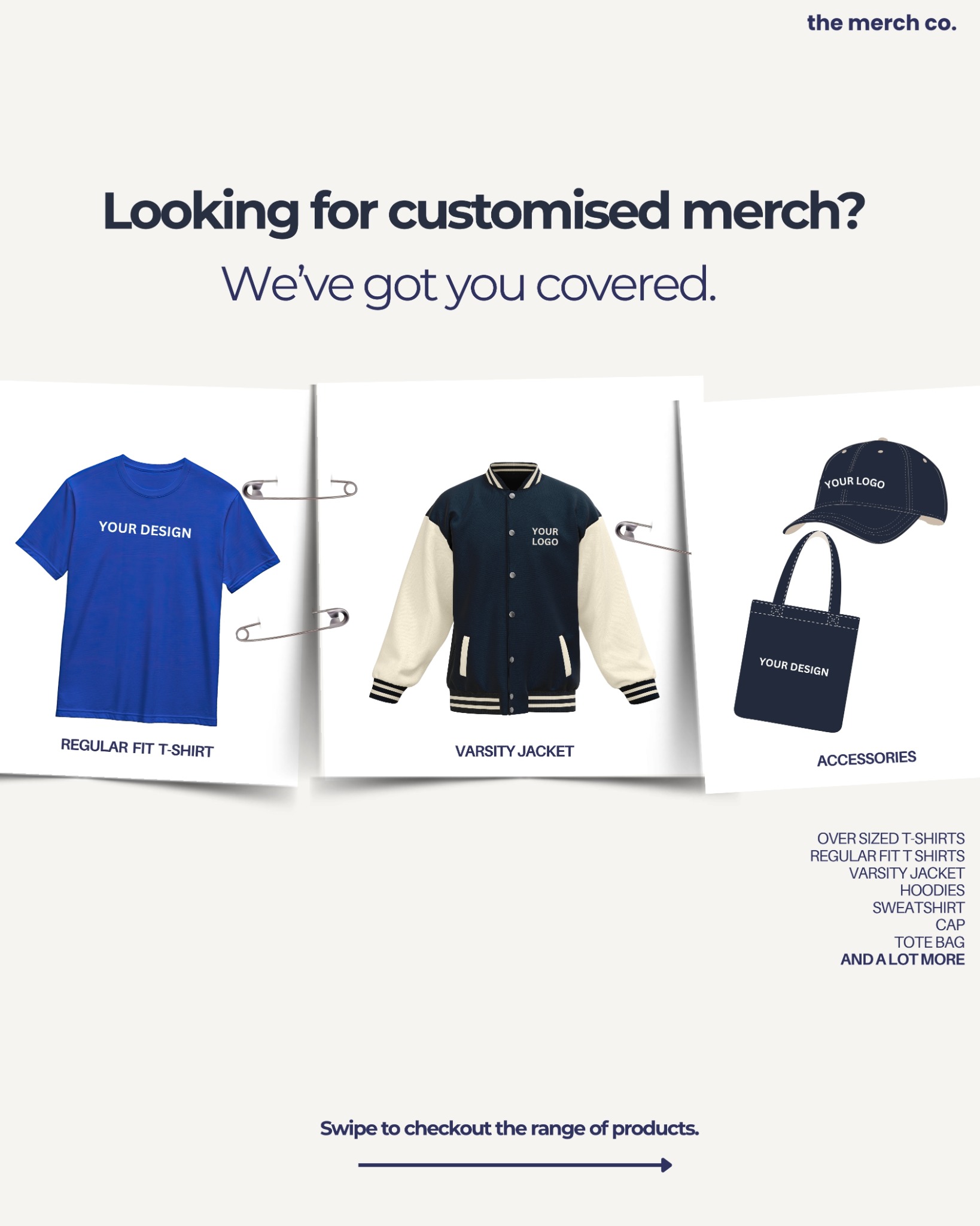 The Tohafa Facebook ad: Turn your ideas into reality with The Merch…